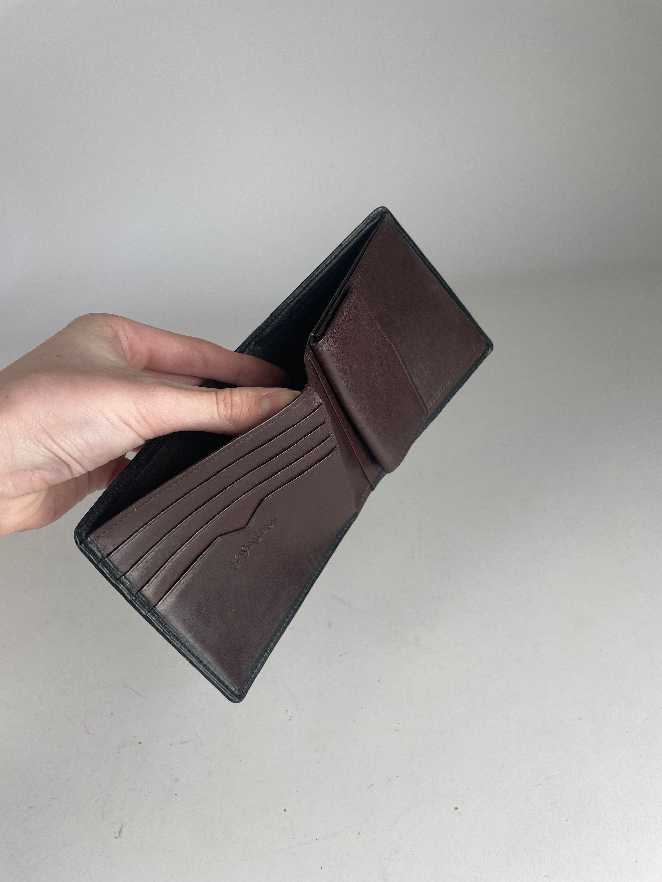 Other Vintage Yves Saint Laurent Leather Card Holder Wallet Black Size ONE SIZE - 6 Thumbnail