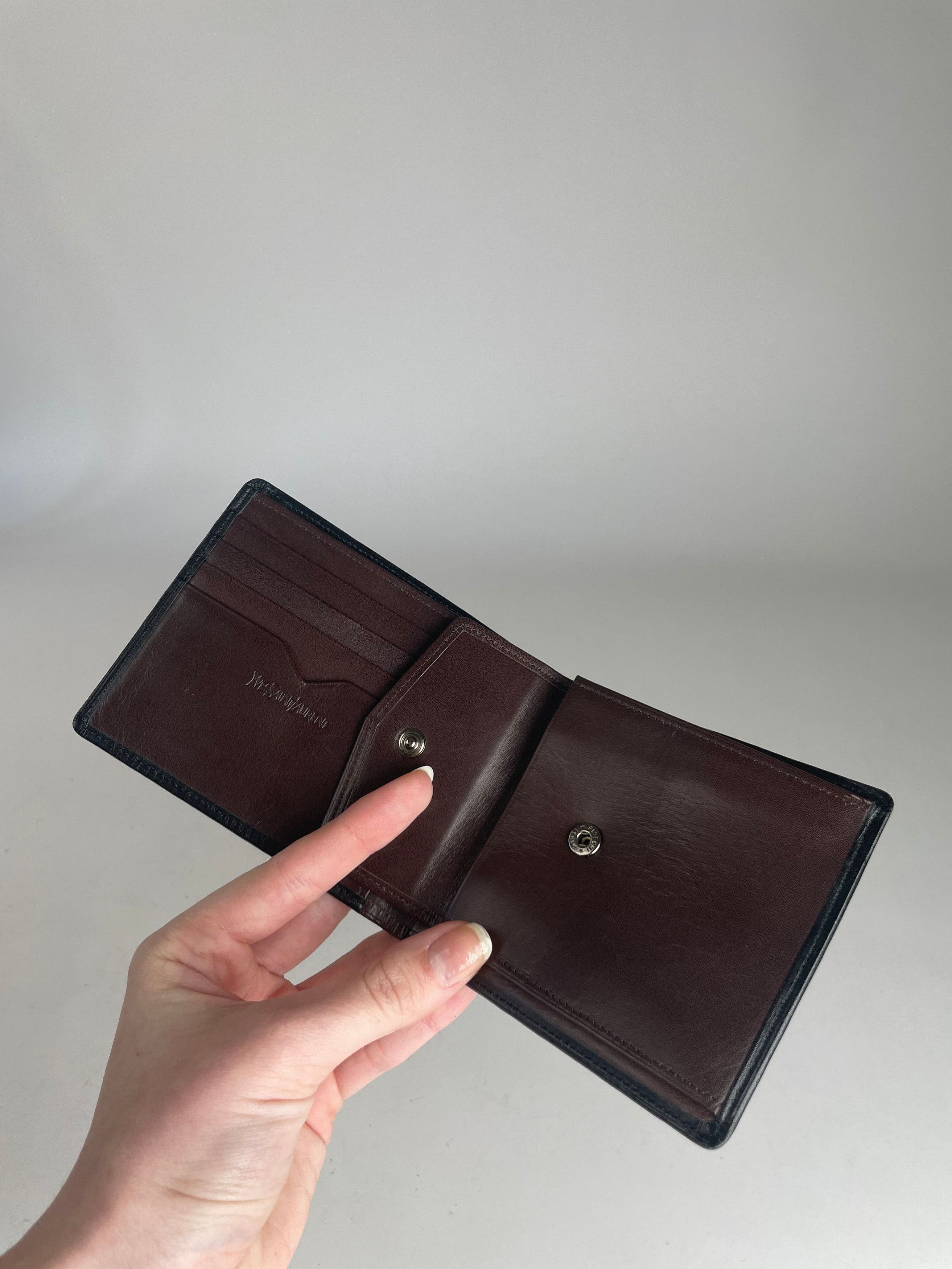Other Vintage Yves Saint Laurent Leather Card Holder Wallet Black Size ONE SIZE - 5 Thumbnail