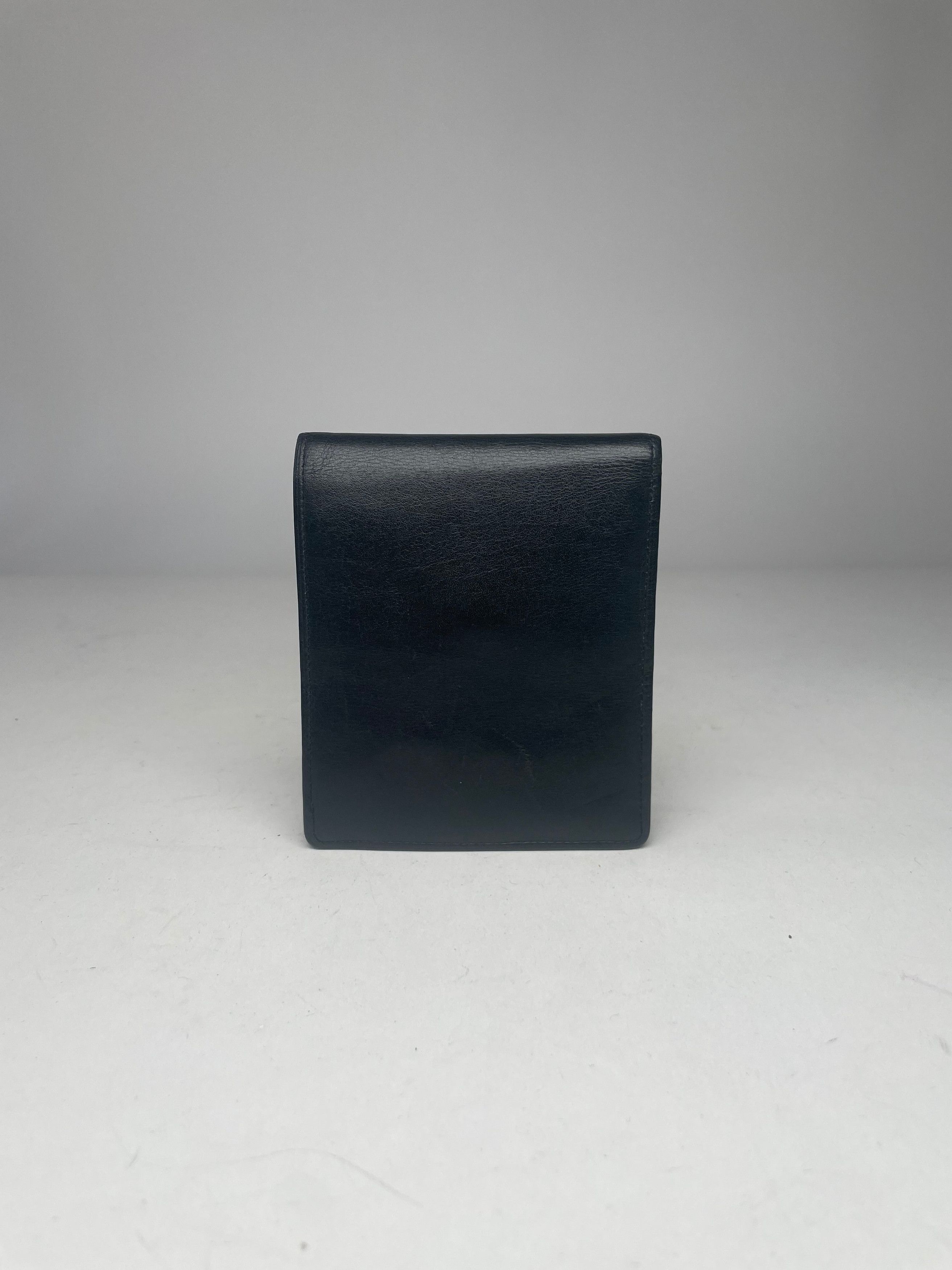 Other Vintage Yves Saint Laurent Leather Card Holder Wallet Black Size ONE SIZE - 2 Thumbnail