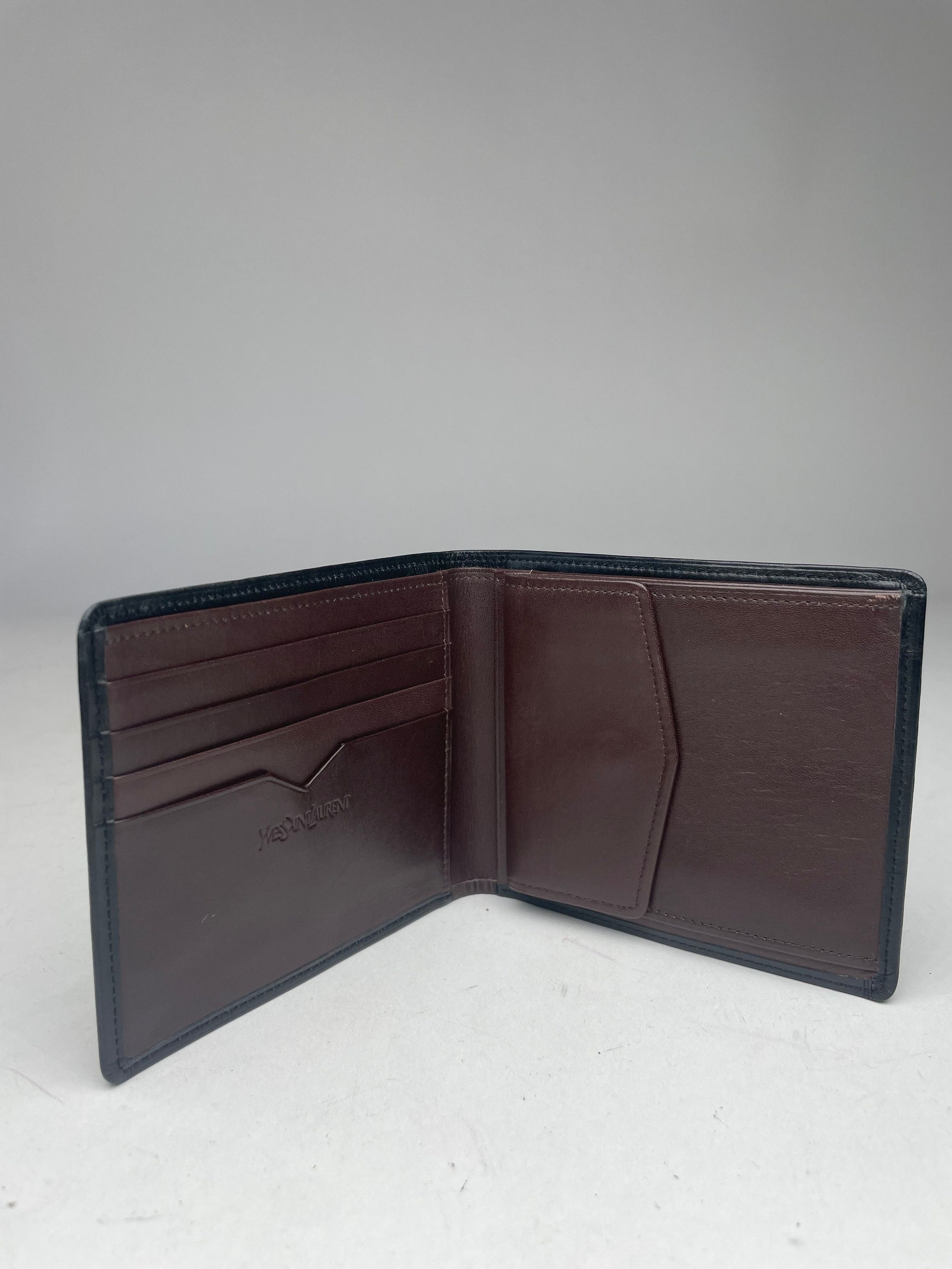 Other Vintage Yves Saint Laurent Leather Card Holder Wallet Black Size ONE SIZE - 8 Thumbnail