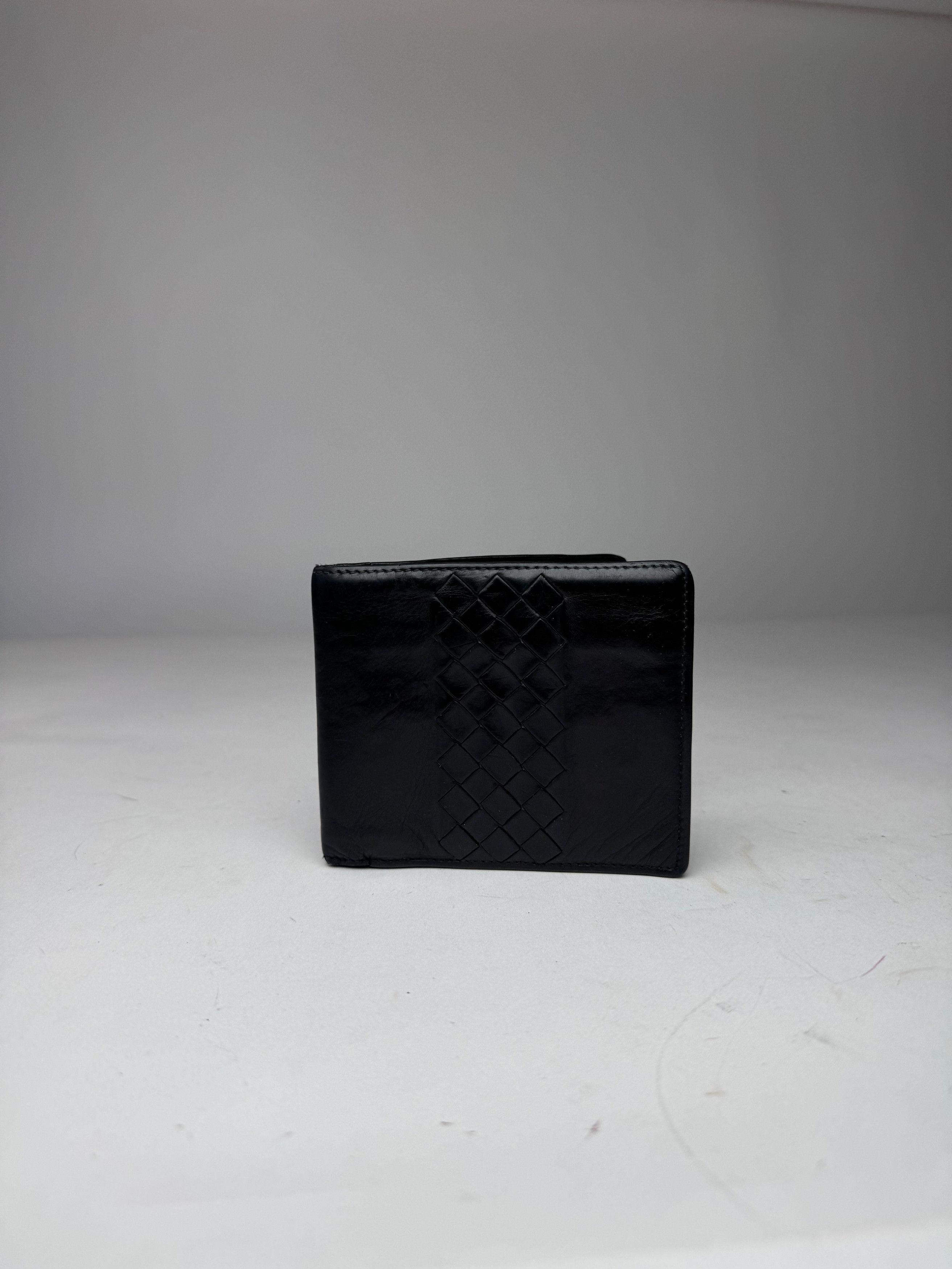 Bottega Veneta Vintage Flapable Leather Wallet Black Size ONE SIZE - 11 Thumbnail