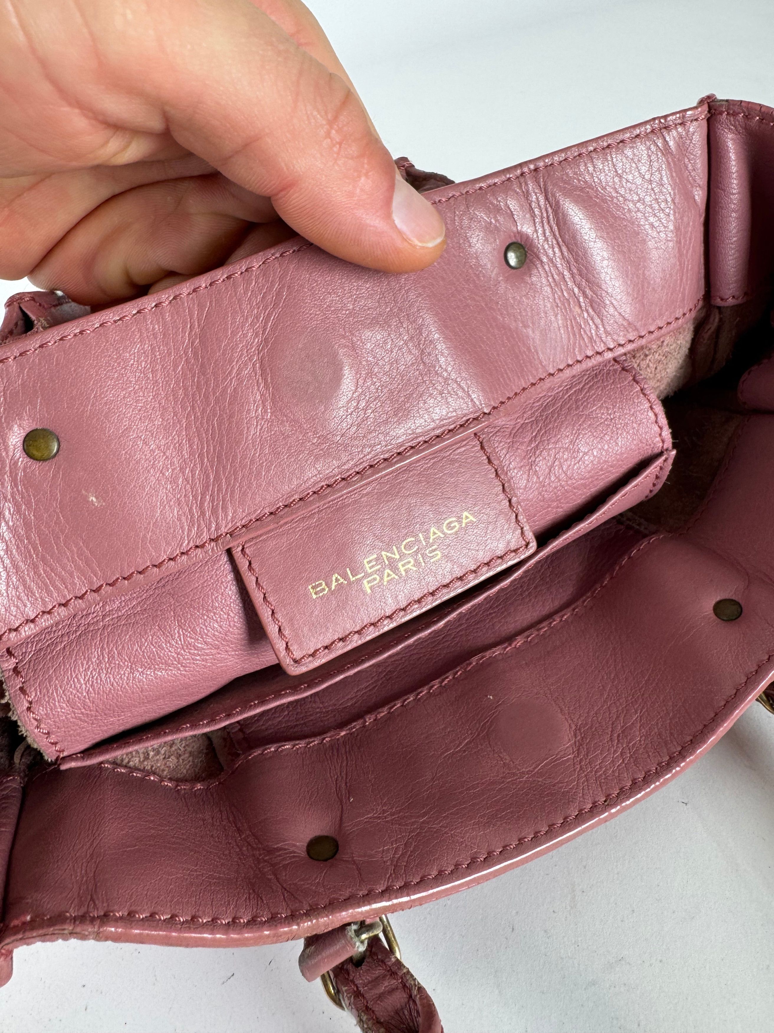 Balenciaga Vintage Mini City Bag Pink Size ONE SIZE - 14 Thumbnail