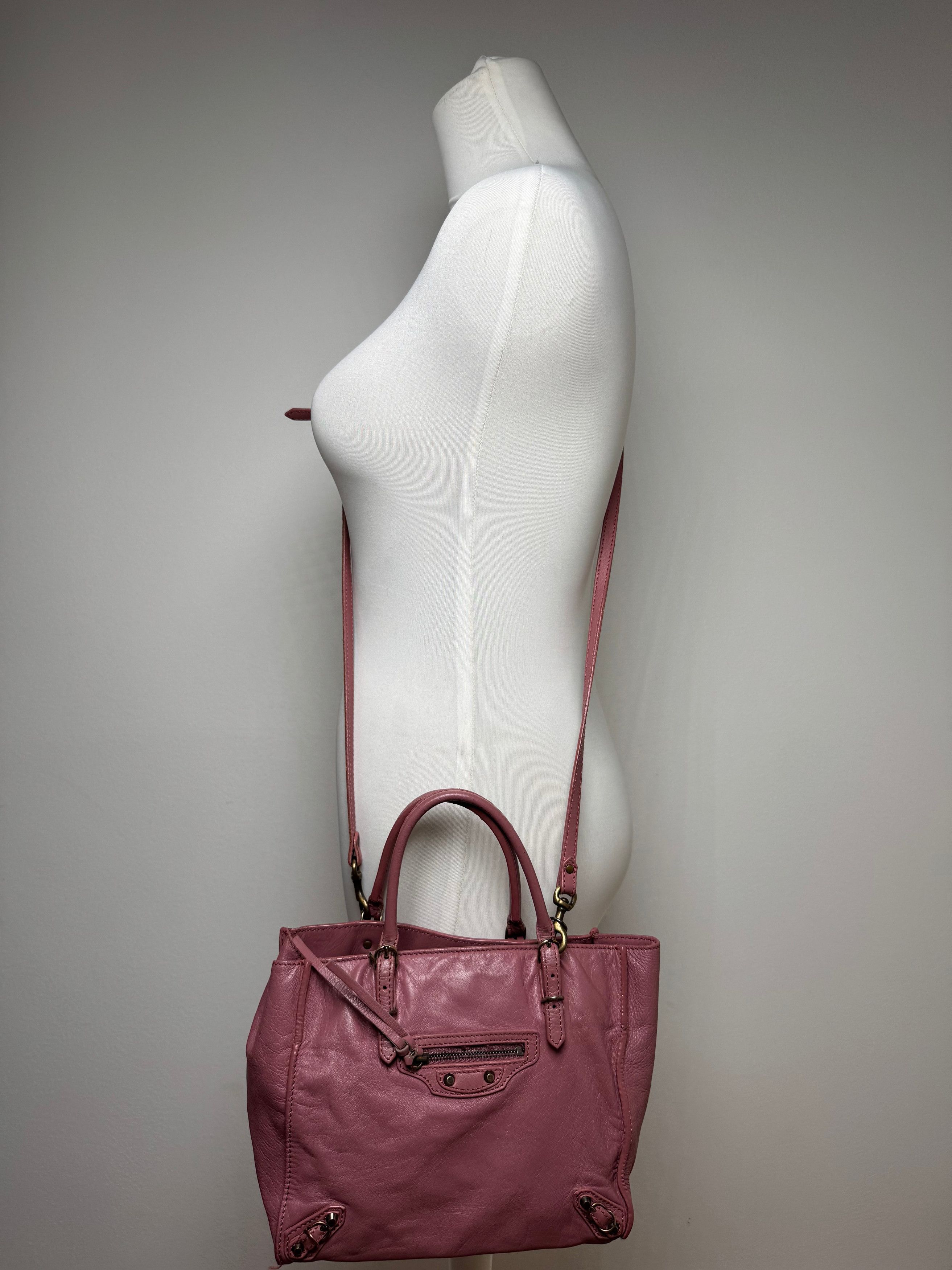 Balenciaga Vintage Mini City Bag Pink Size ONE SIZE - 4 Thumbnail