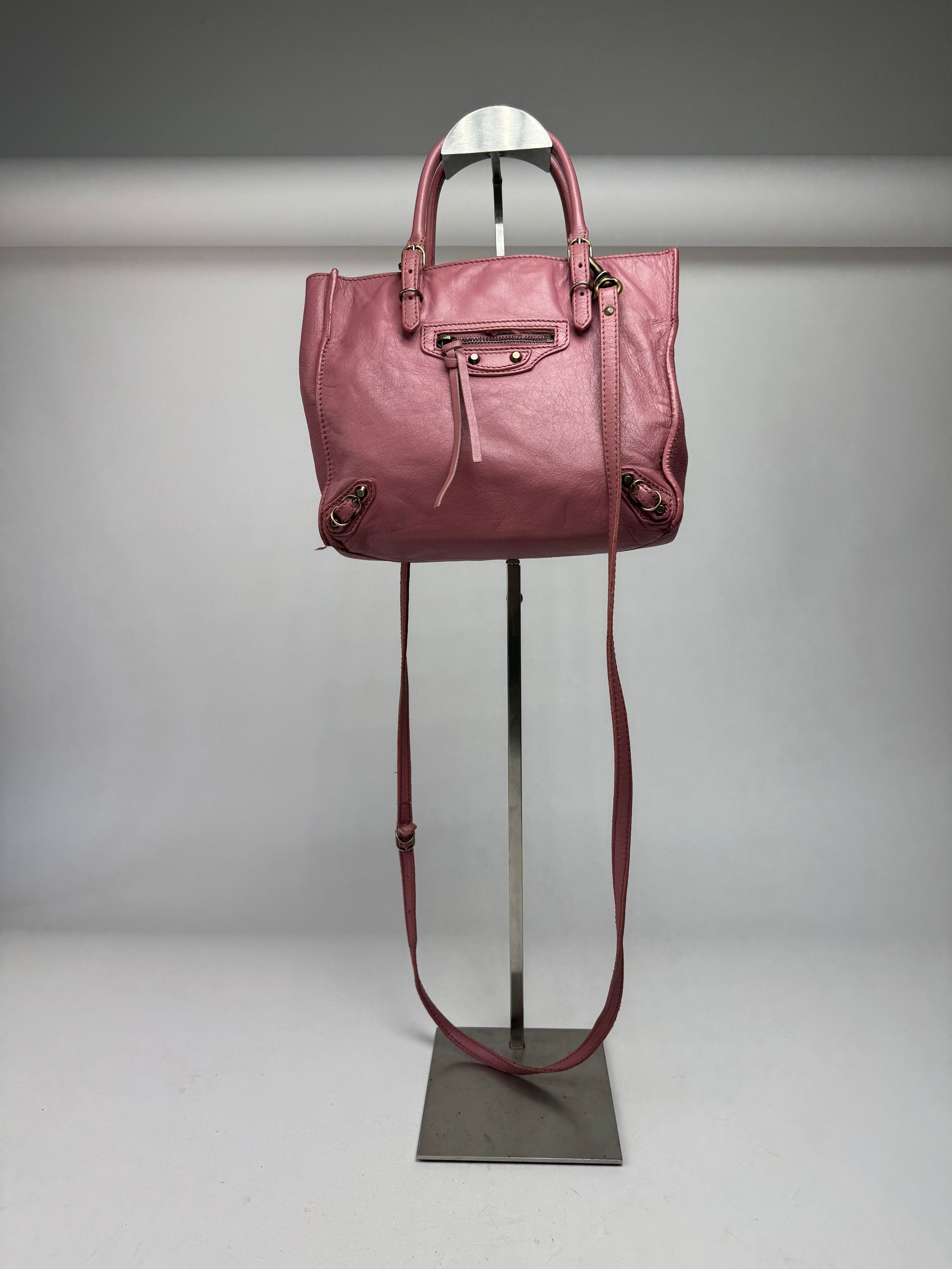 Balenciaga Vintage Mini City Bag Pink Size ONE SIZE - 12 Thumbnail