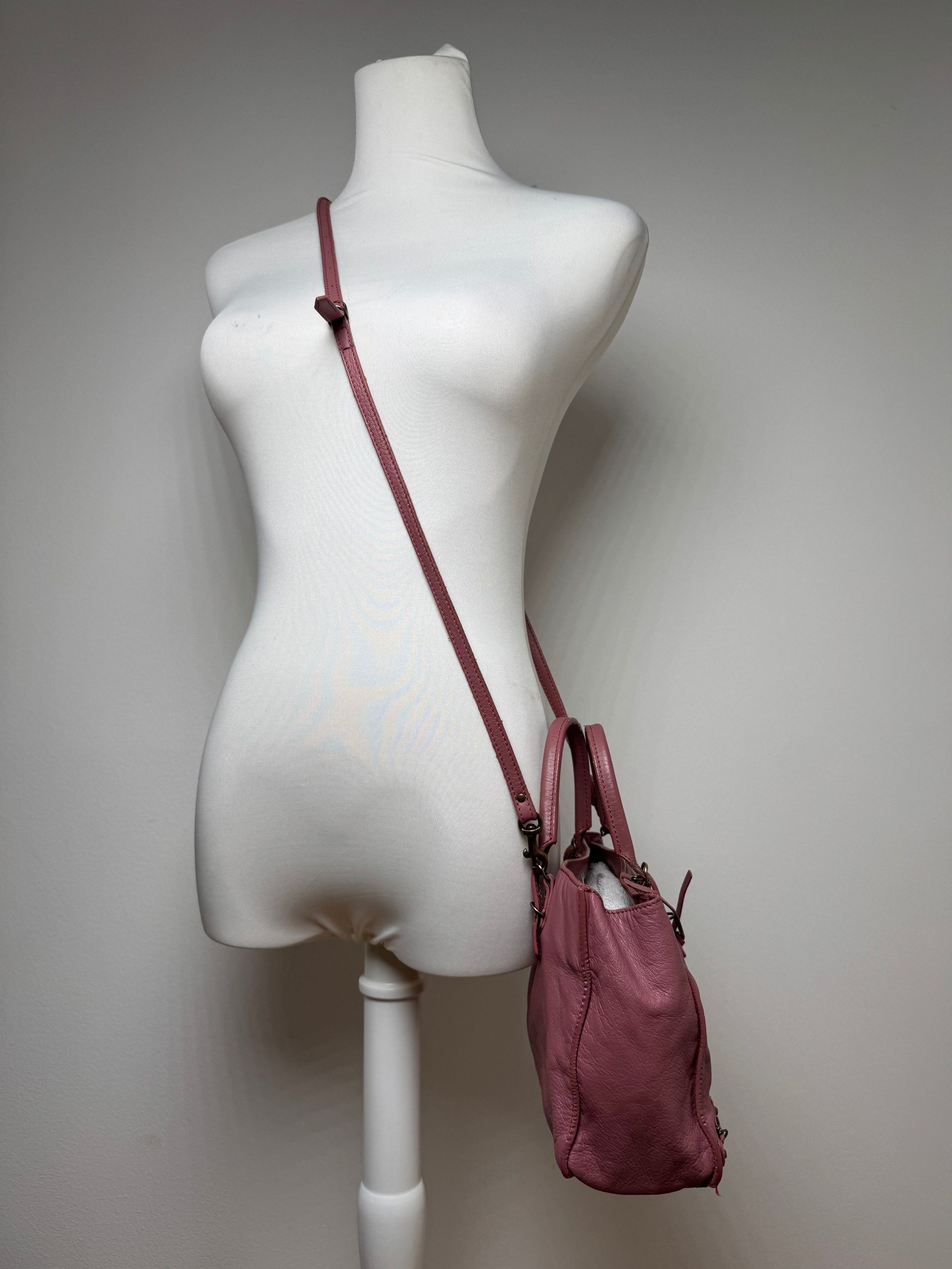 Balenciaga Vintage Mini City Bag Pink Size ONE SIZE - 3 Thumbnail