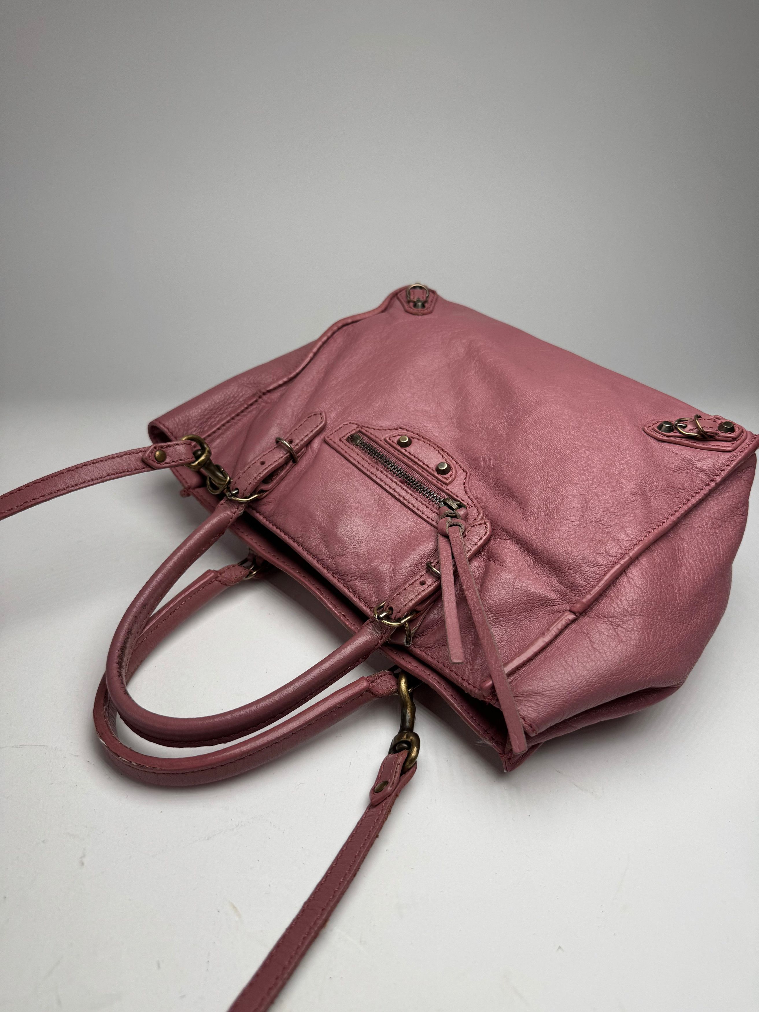 Balenciaga Vintage Mini City Bag Pink Size ONE SIZE - 7 Thumbnail