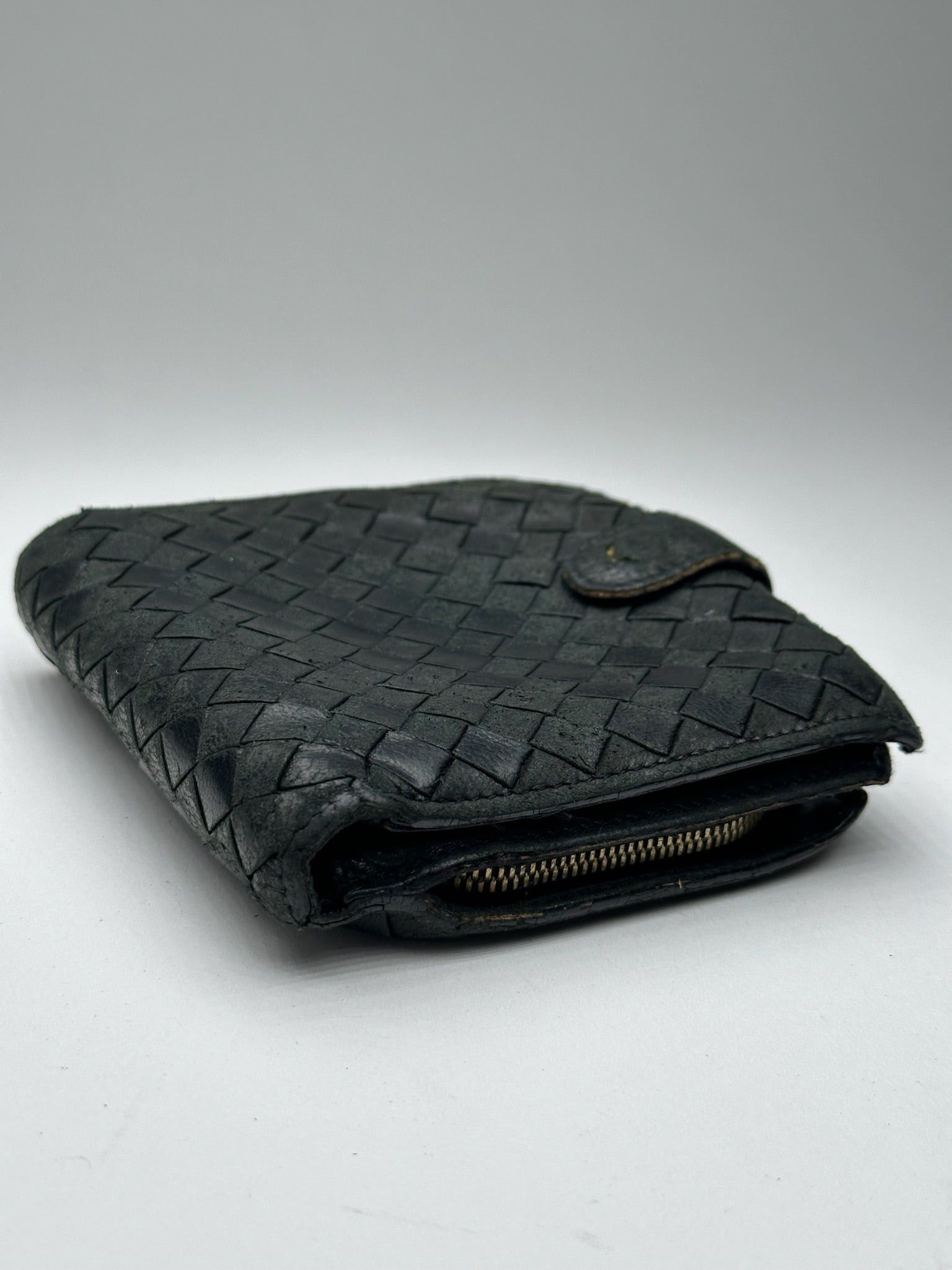 Bottega Veneta Vintage Leather Wallet black Size ONE SIZE - 3 Thumbnail