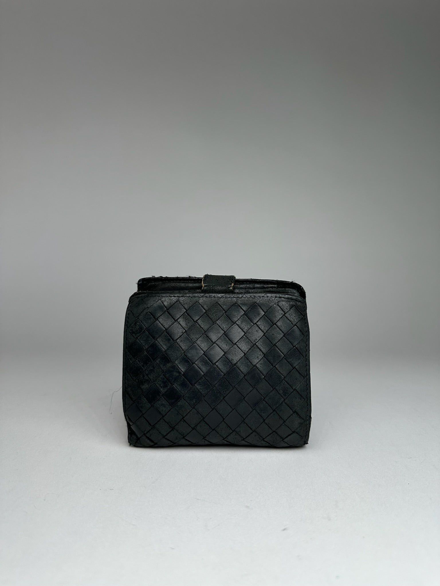 Bottega Veneta Vintage Leather Wallet black Size ONE SIZE - 15 Thumbnail