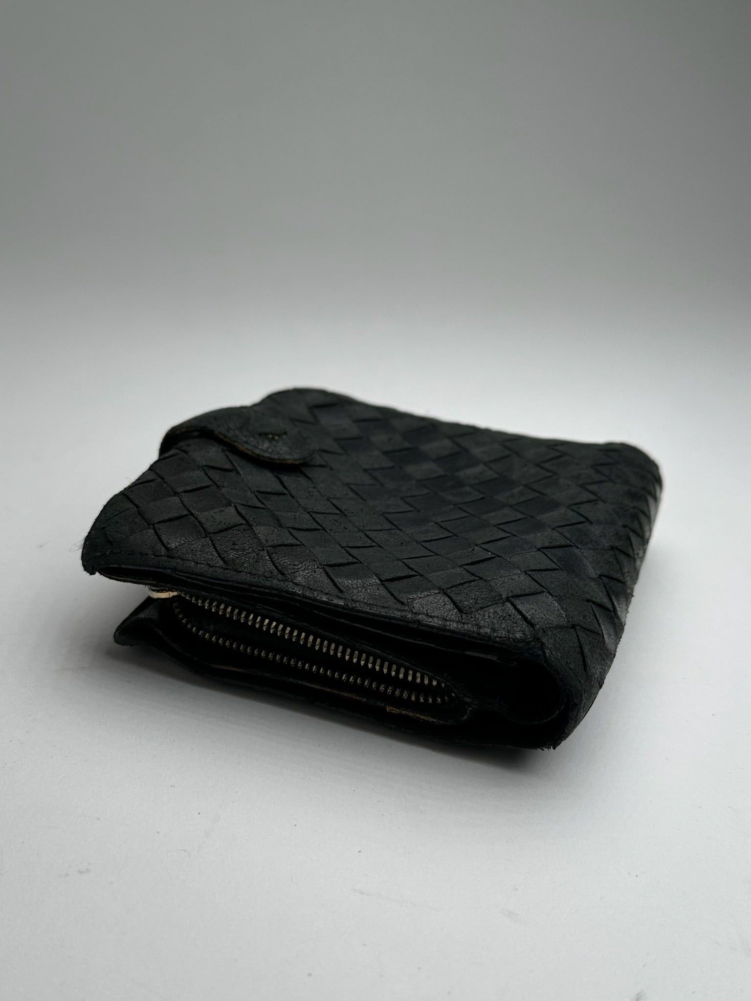 Bottega Veneta Vintage Leather Wallet black Size ONE SIZE - 4 Thumbnail