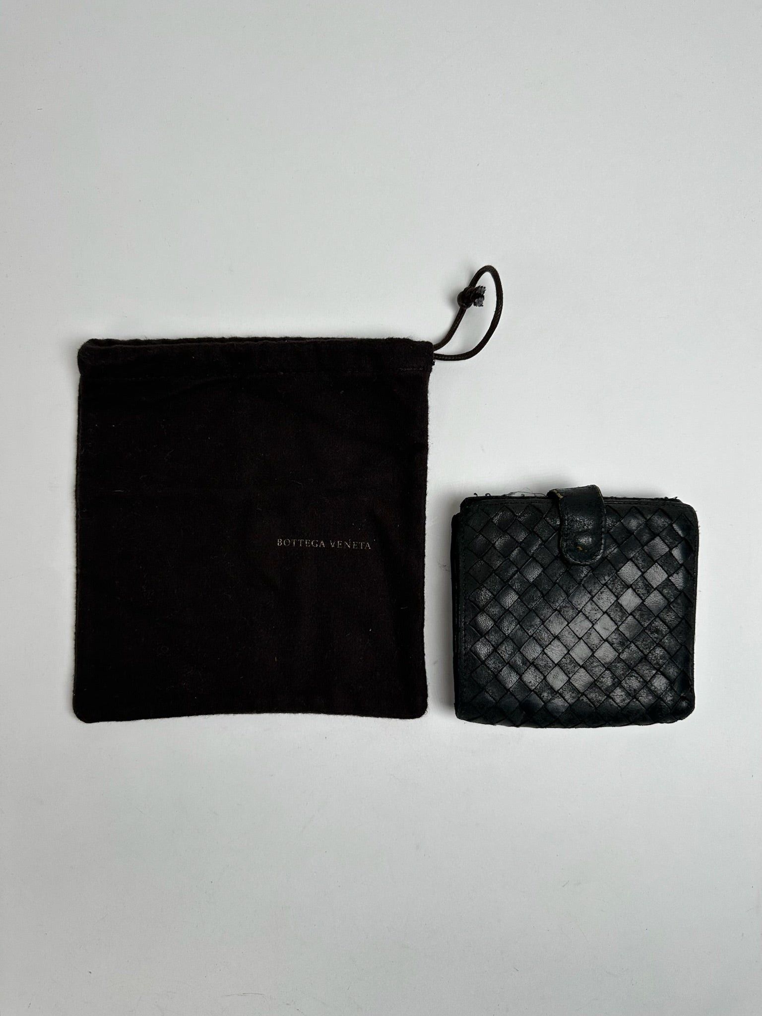 Bottega Veneta Vintage Leather Wallet black Size ONE SIZE - 2 Thumbnail
