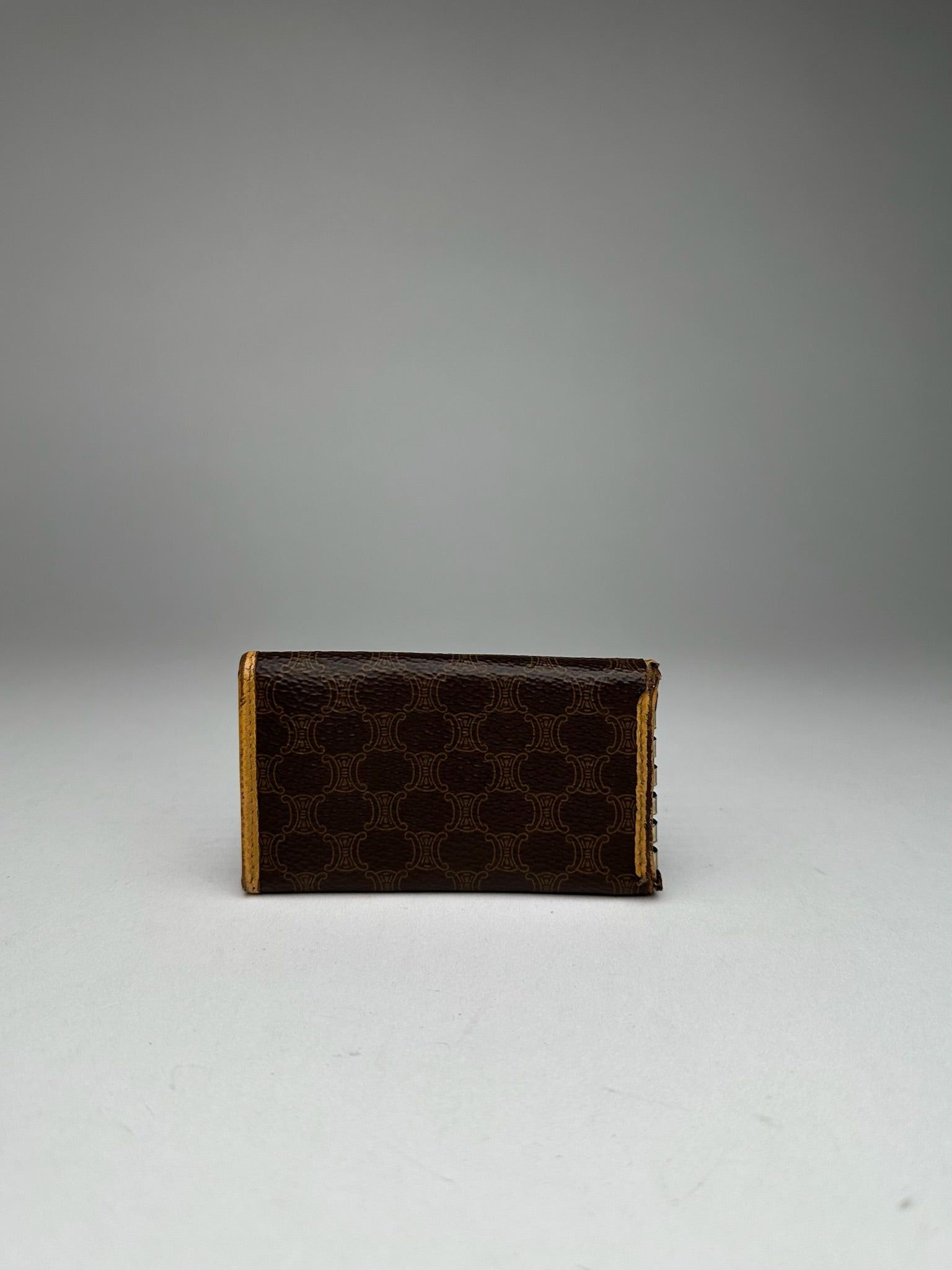 Celine Vintage Paris Leather Key Holder Brown Size ONE SIZE - 3 Thumbnail