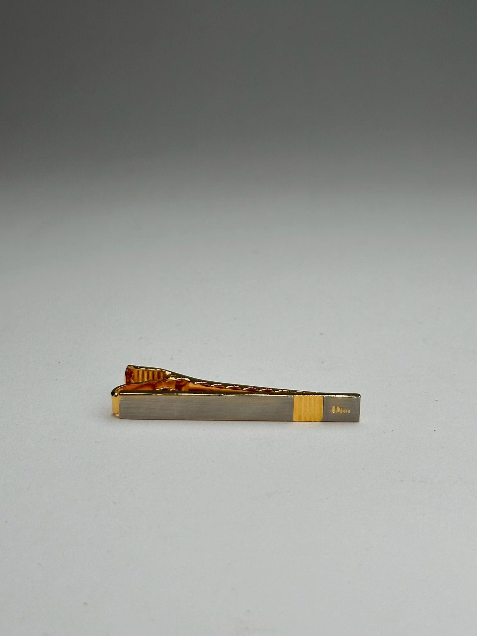Dior Vintage Steel Money/Tie Clamp golden Size ONE SIZE - 5 Thumbnail