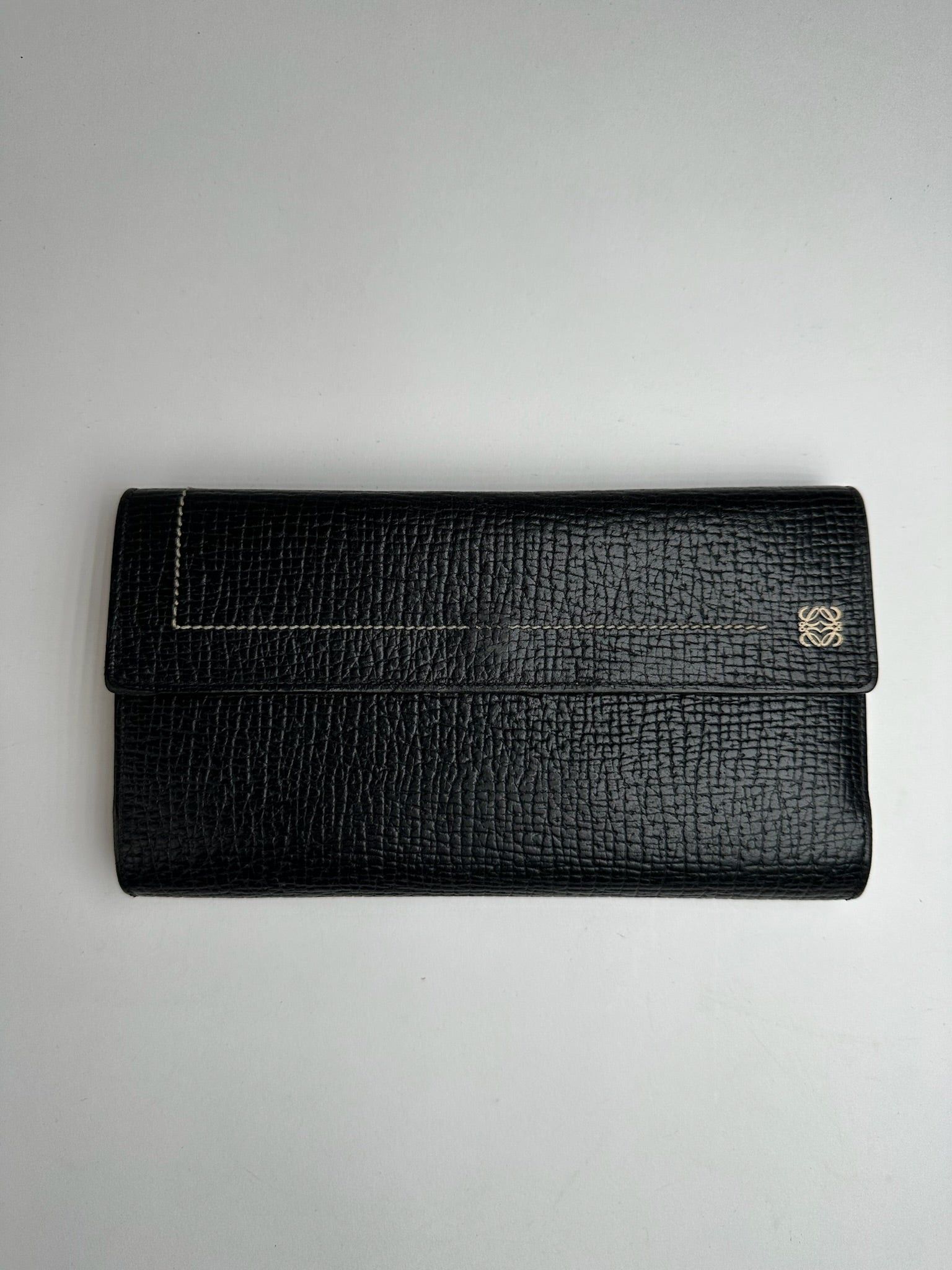 Loewe Vintage Madrid Leather Wallet Black Size ONE SIZE - 11 Thumbnail