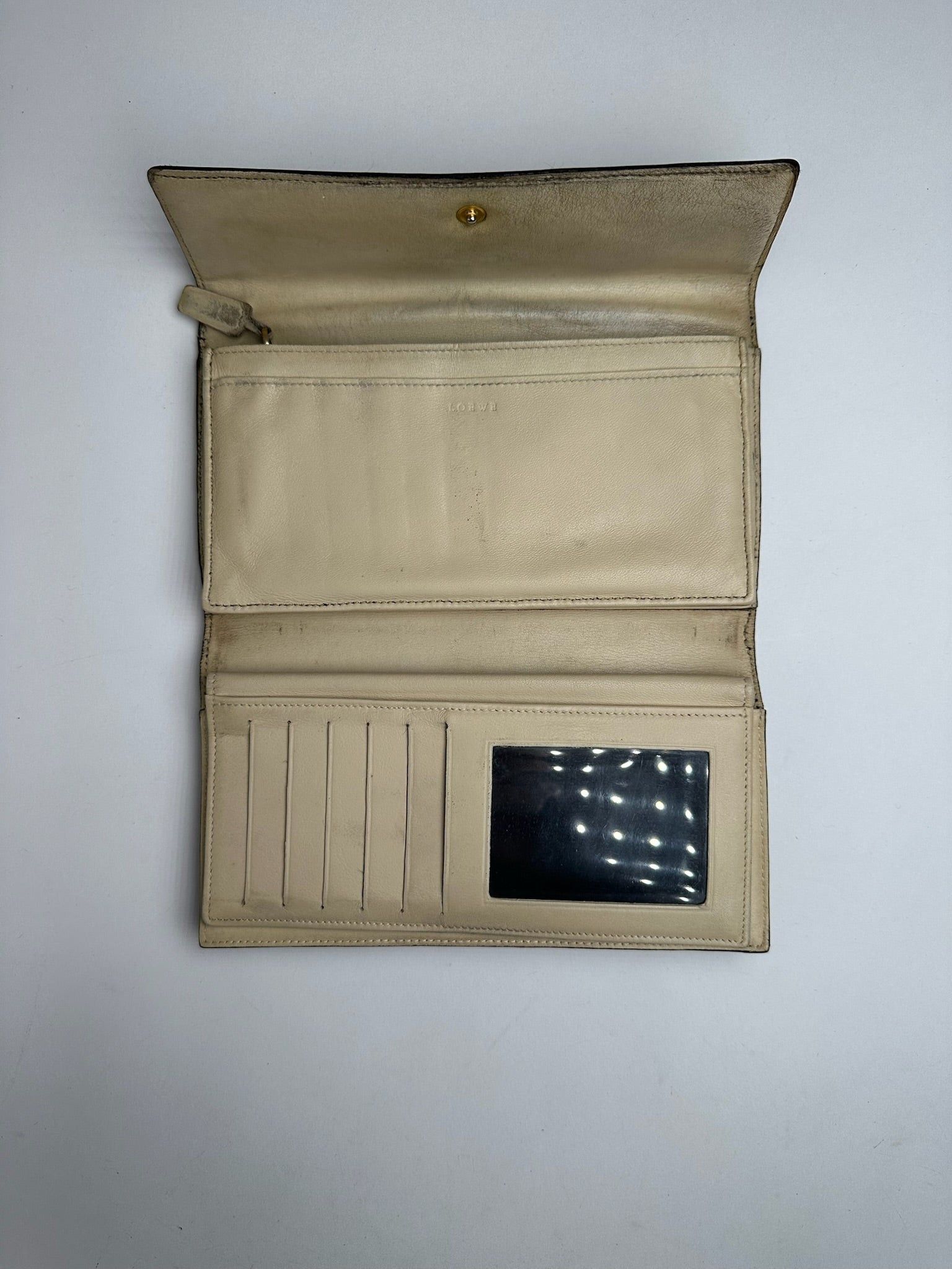 Loewe Vintage Madrid Leather Wallet Black Size ONE SIZE - 7 Thumbnail