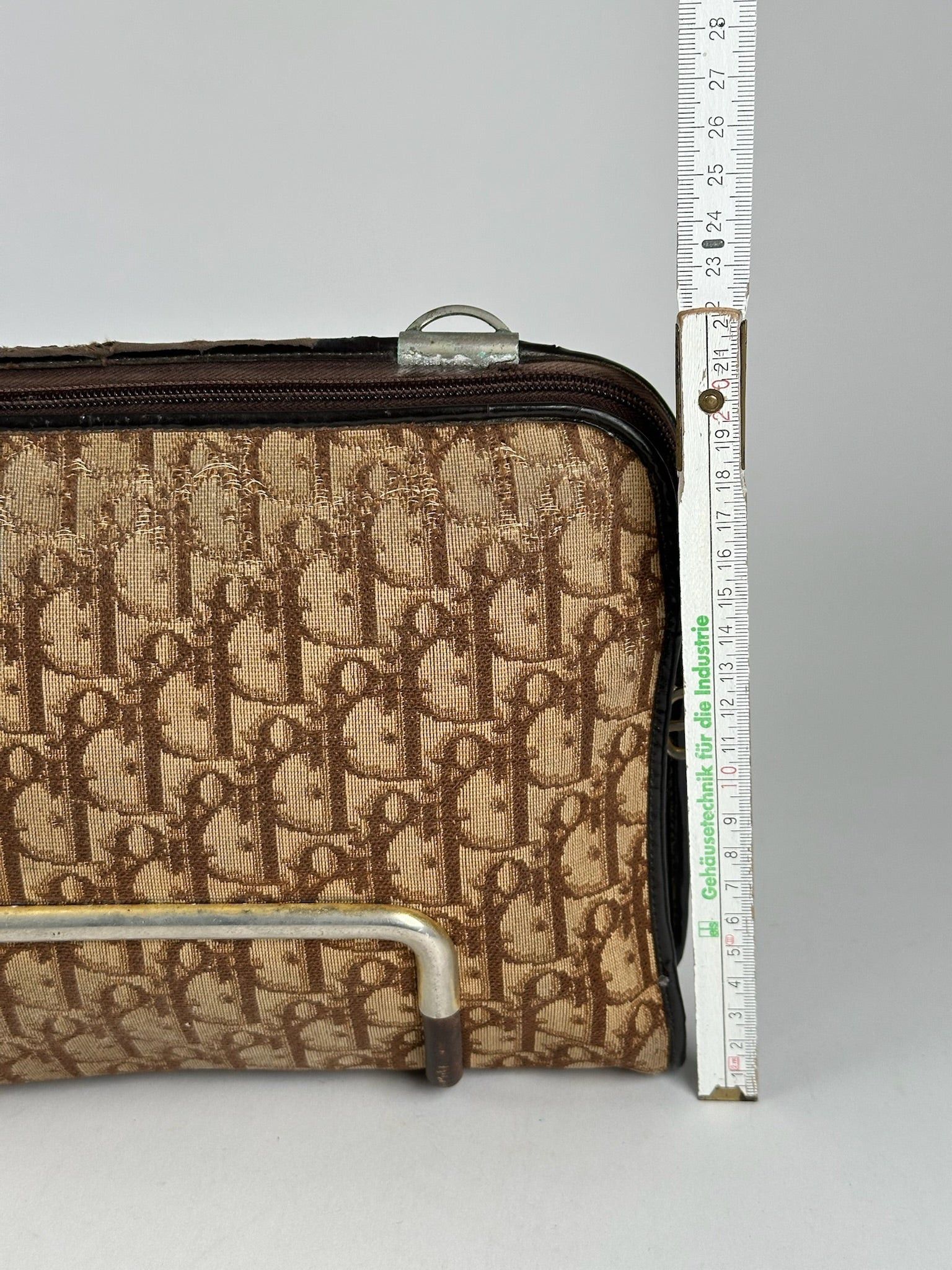 Dior Vintage Canvas Monogram Clutch brown Size ONE SIZE - 11 Thumbnail