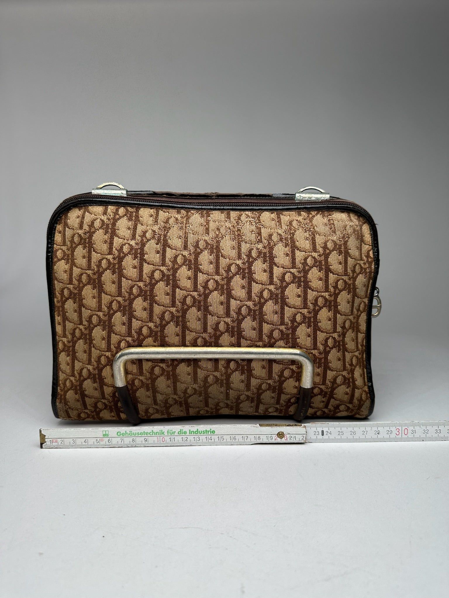 Dior Vintage Canvas Monogram Clutch brown Size ONE SIZE - 12 Thumbnail