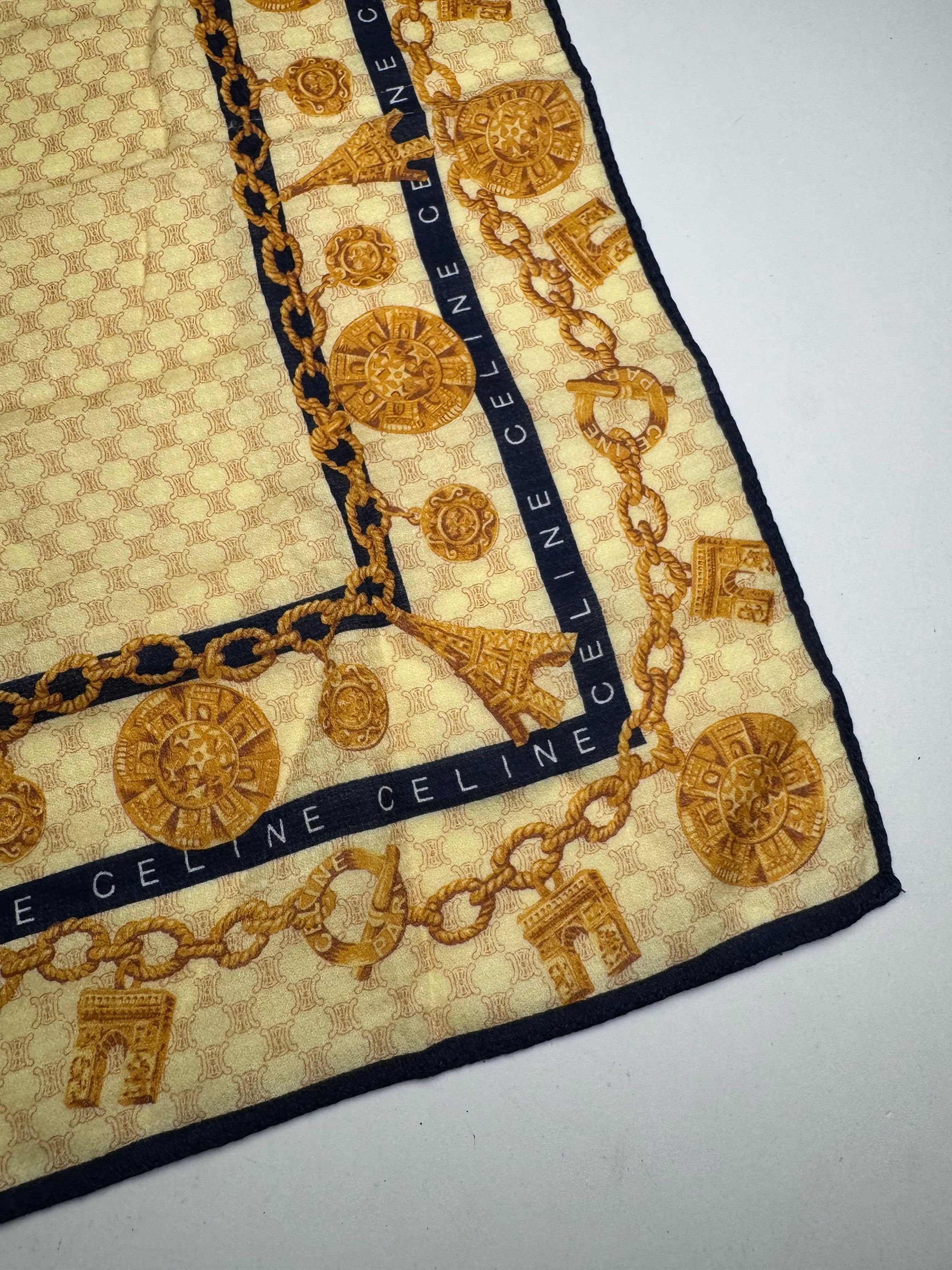 Celine Vintage Monogram Cloth yellow Size ONE SIZE - 6 Thumbnail