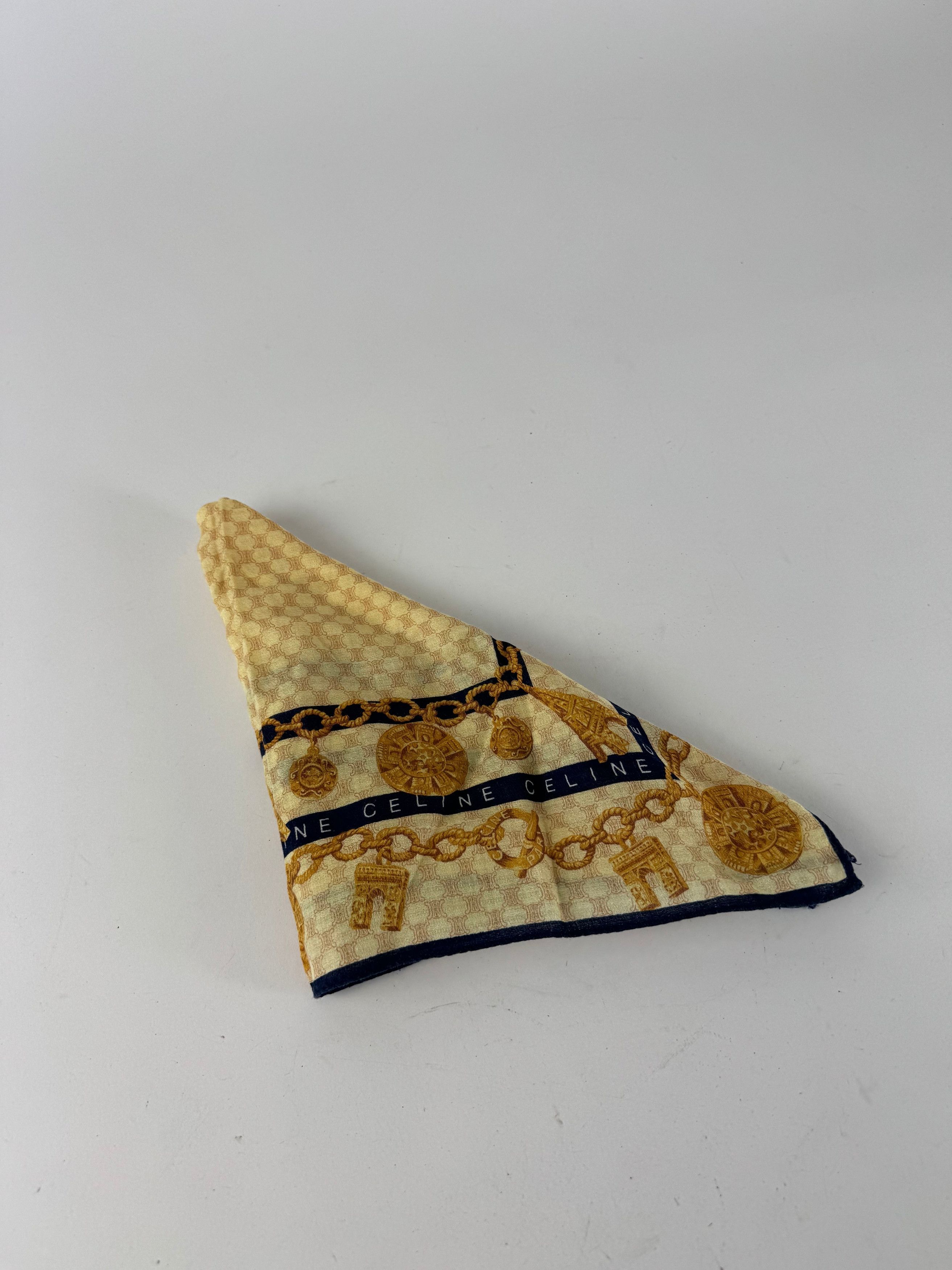 Celine Vintage Monogram Cloth yellow Size ONE SIZE - 2 Thumbnail