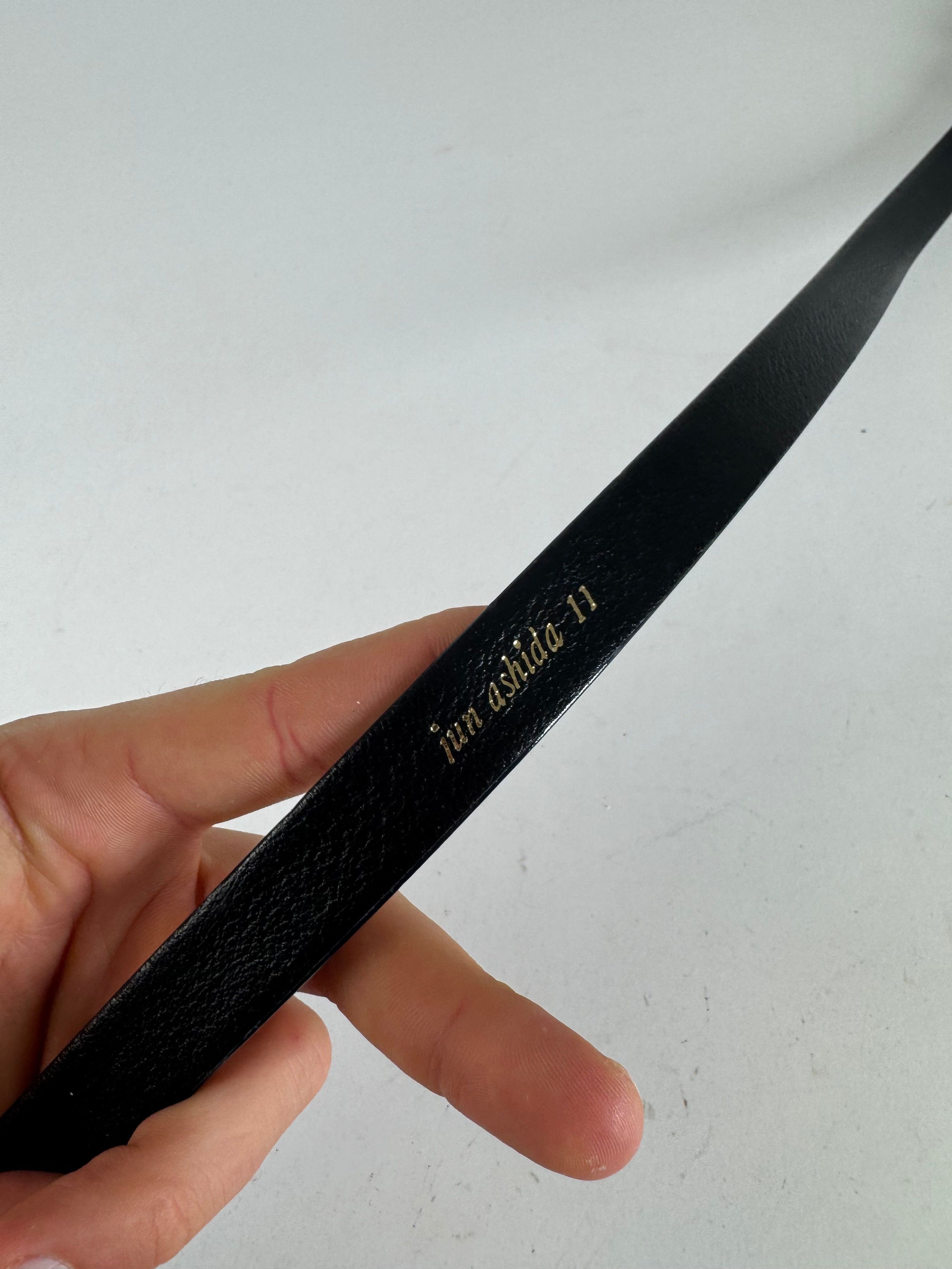 Other Vintage Iun Ashida Patent Leather Belt black Size ONE SIZE - 5 Thumbnail