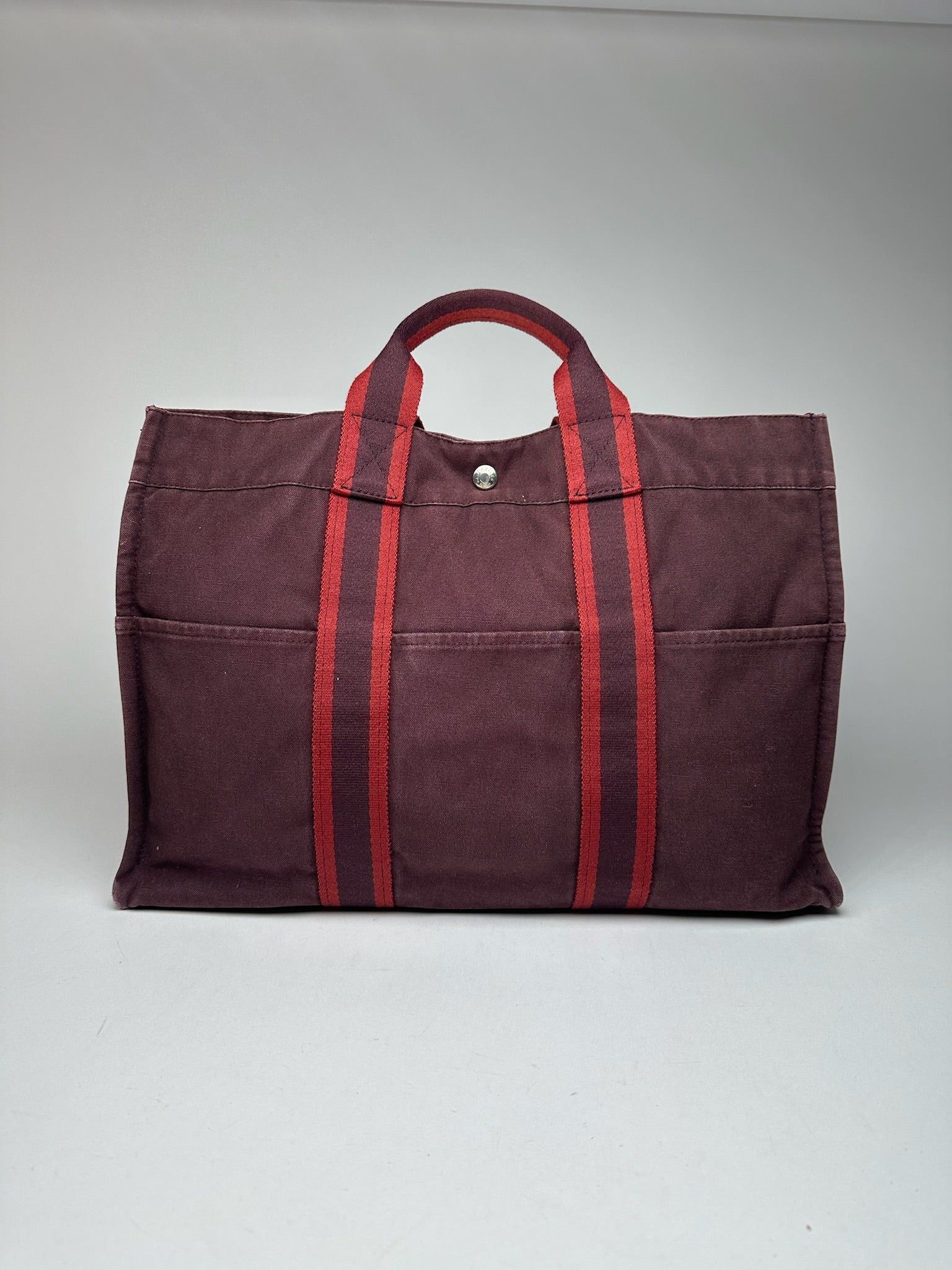 Other Vintage Hermes shopper bag purple Size ONE SIZE - 3 Thumbnail