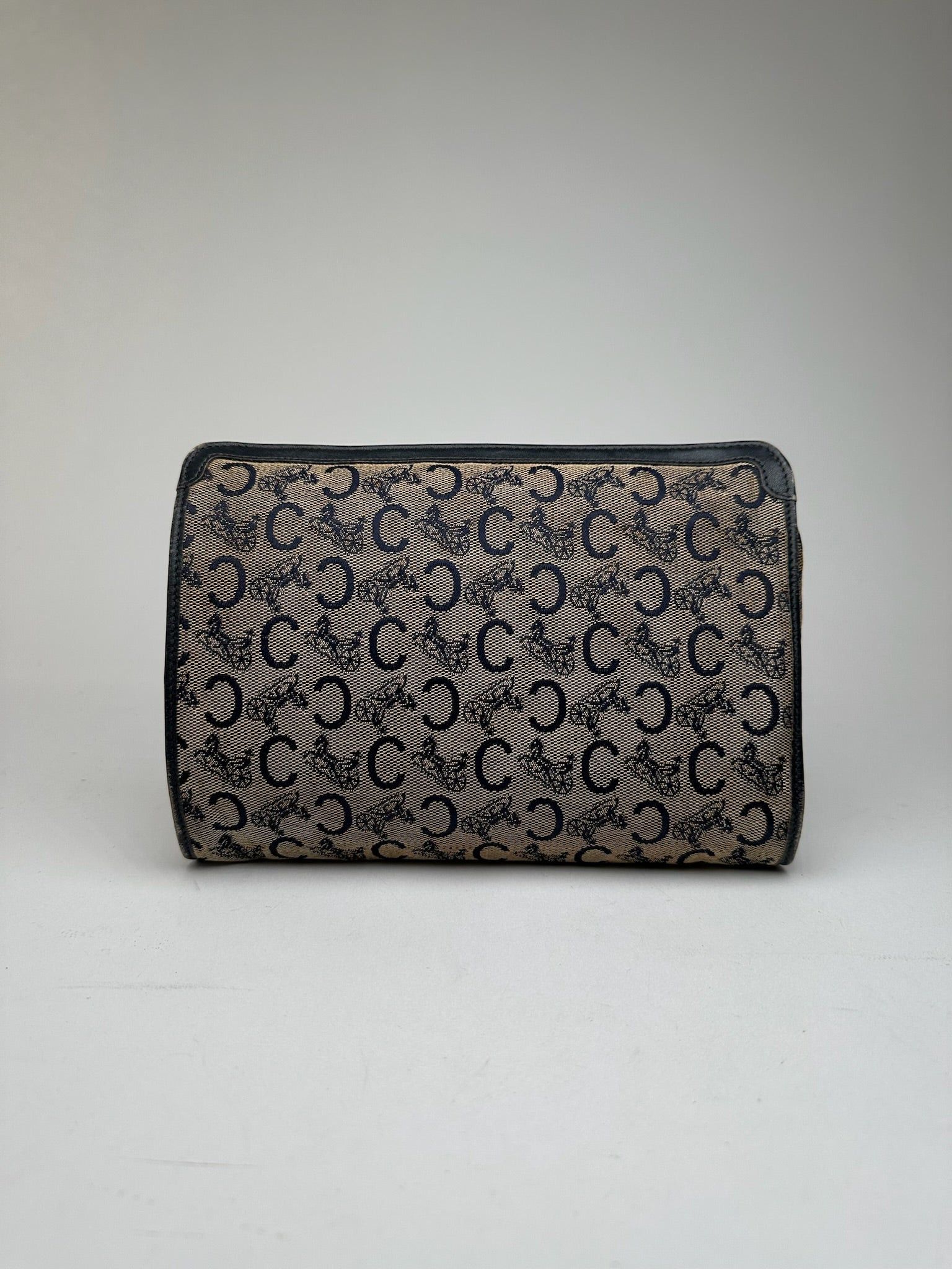 Celine Vintage Macadam Monogram Canvas Leather Clutch Size ONE SIZE - 2 Thumbnail