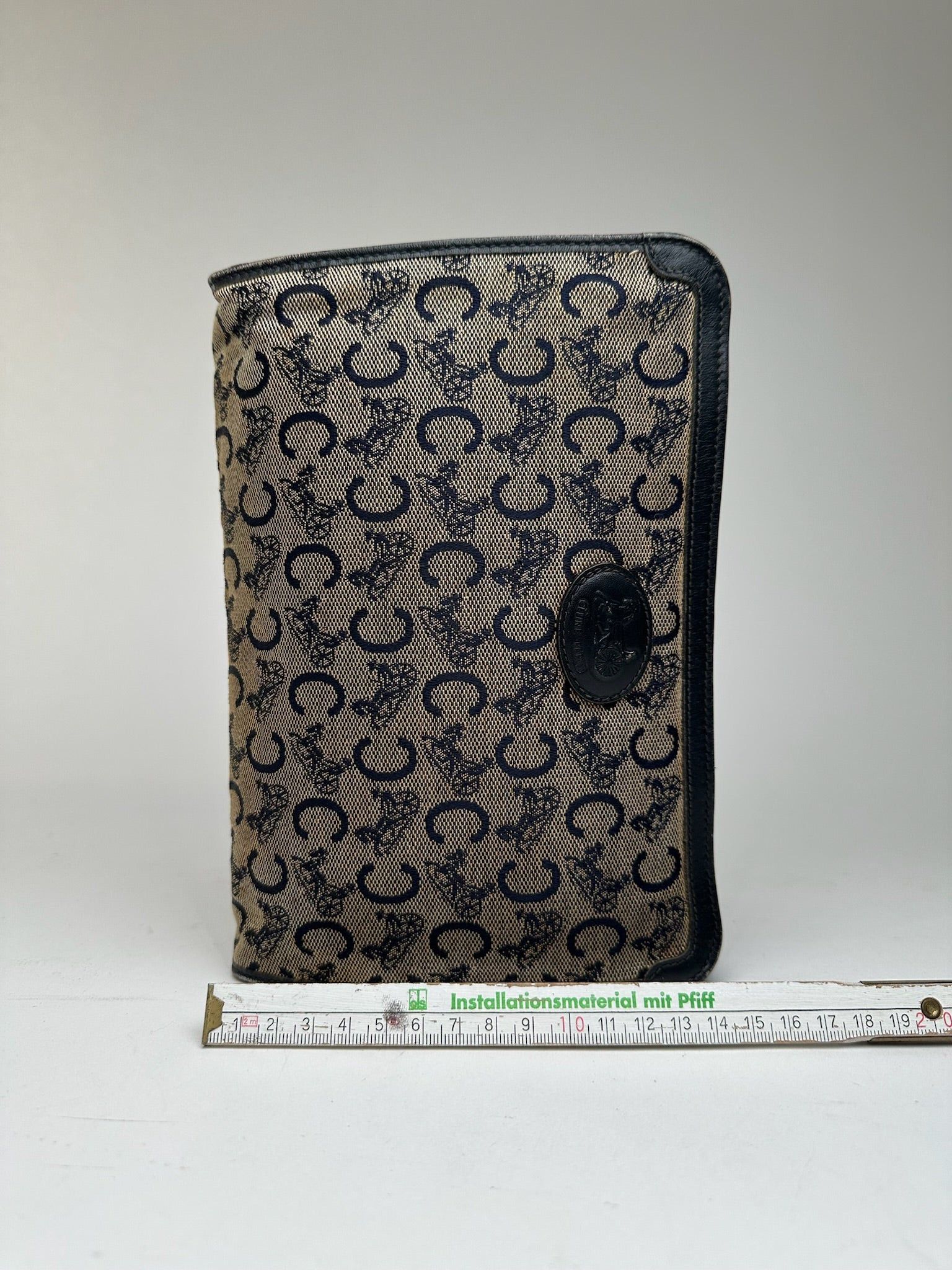 Celine Vintage Macadam Monogram Canvas Leather Clutch Size ONE SIZE - 10 Thumbnail