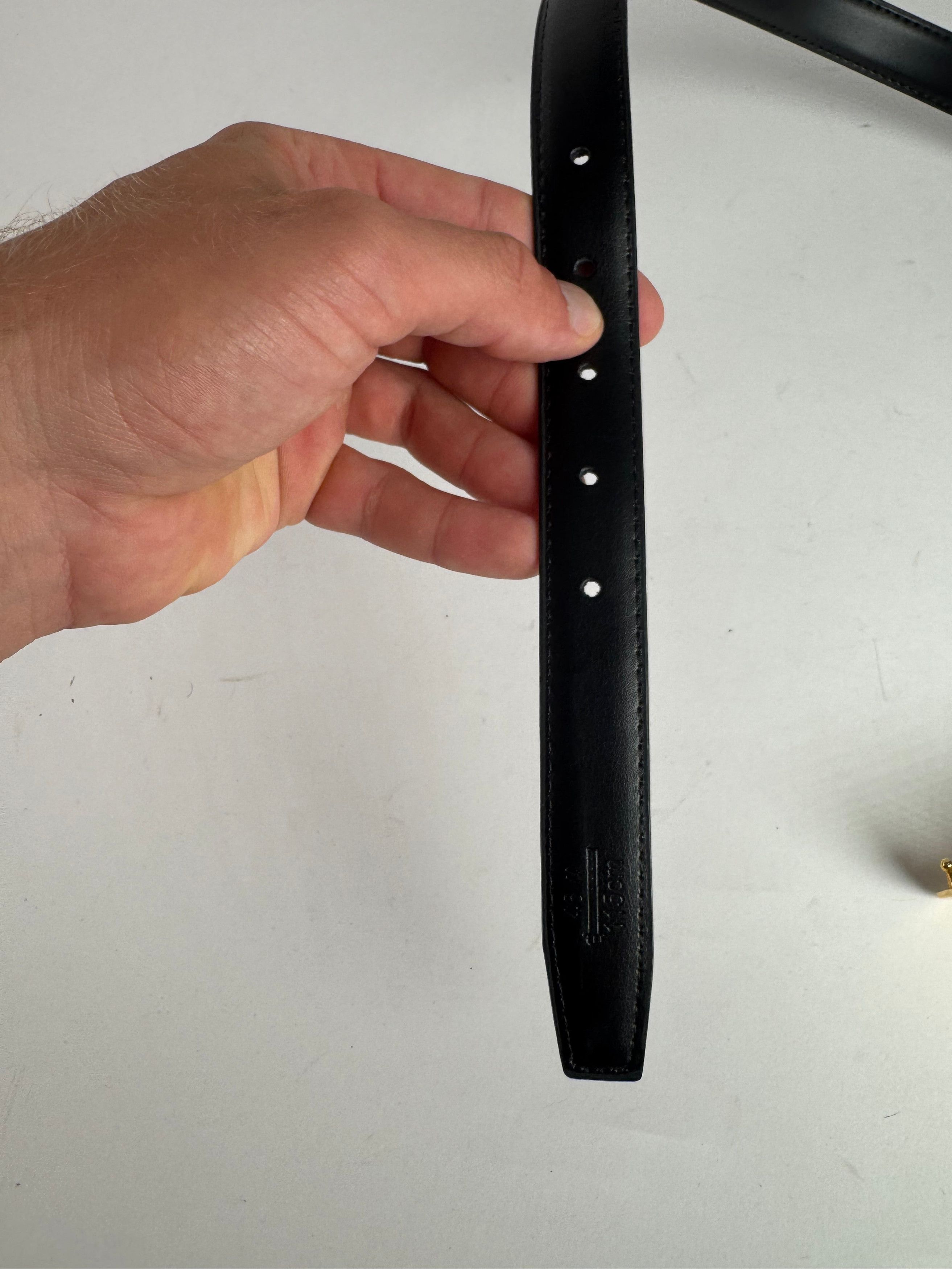 Other Vintage Dior Leather belt black Size ONE SIZE - 6 Thumbnail