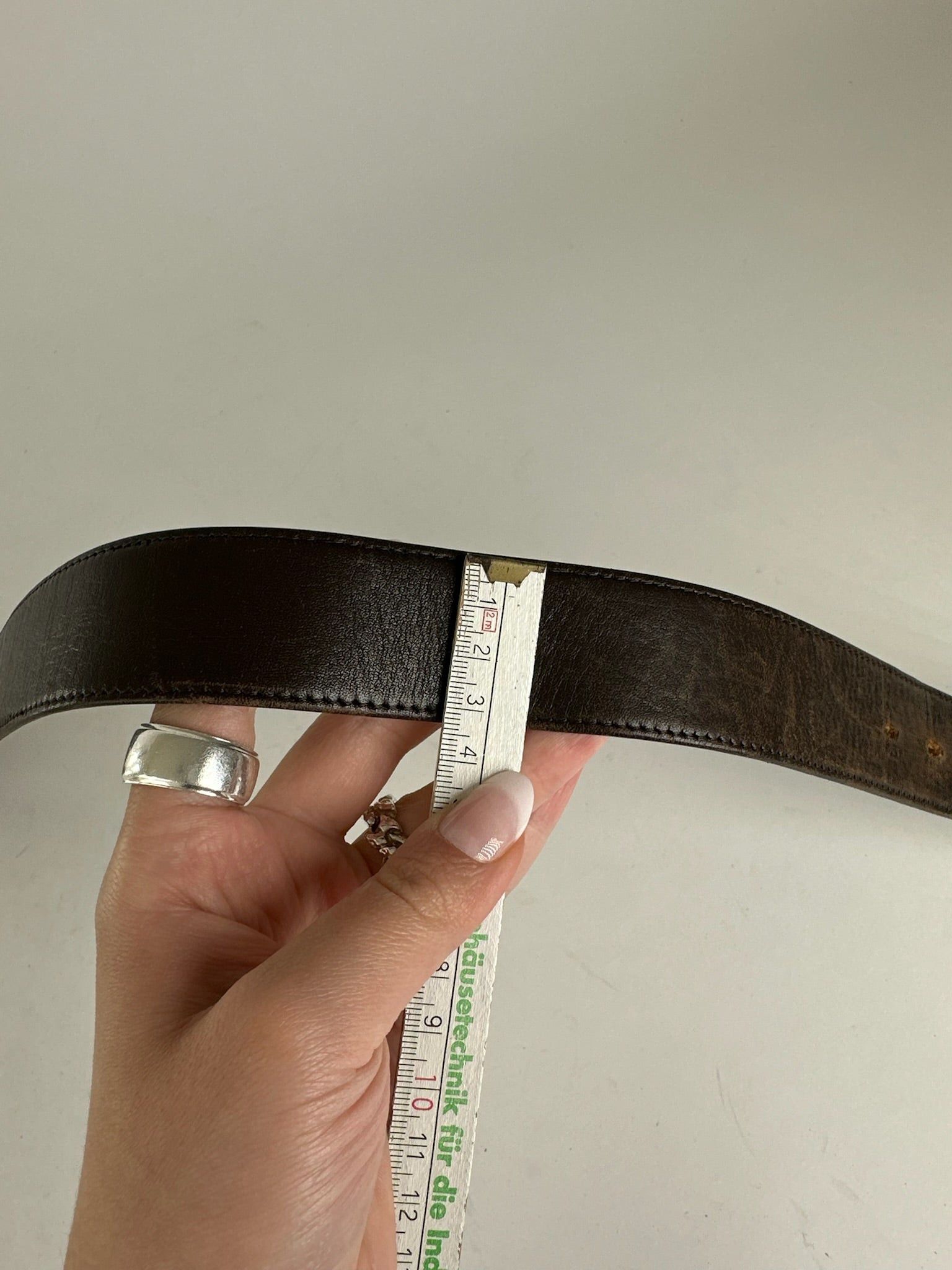 Dior Vintage Leather belt Black Size ONE SIZE - 3 Thumbnail