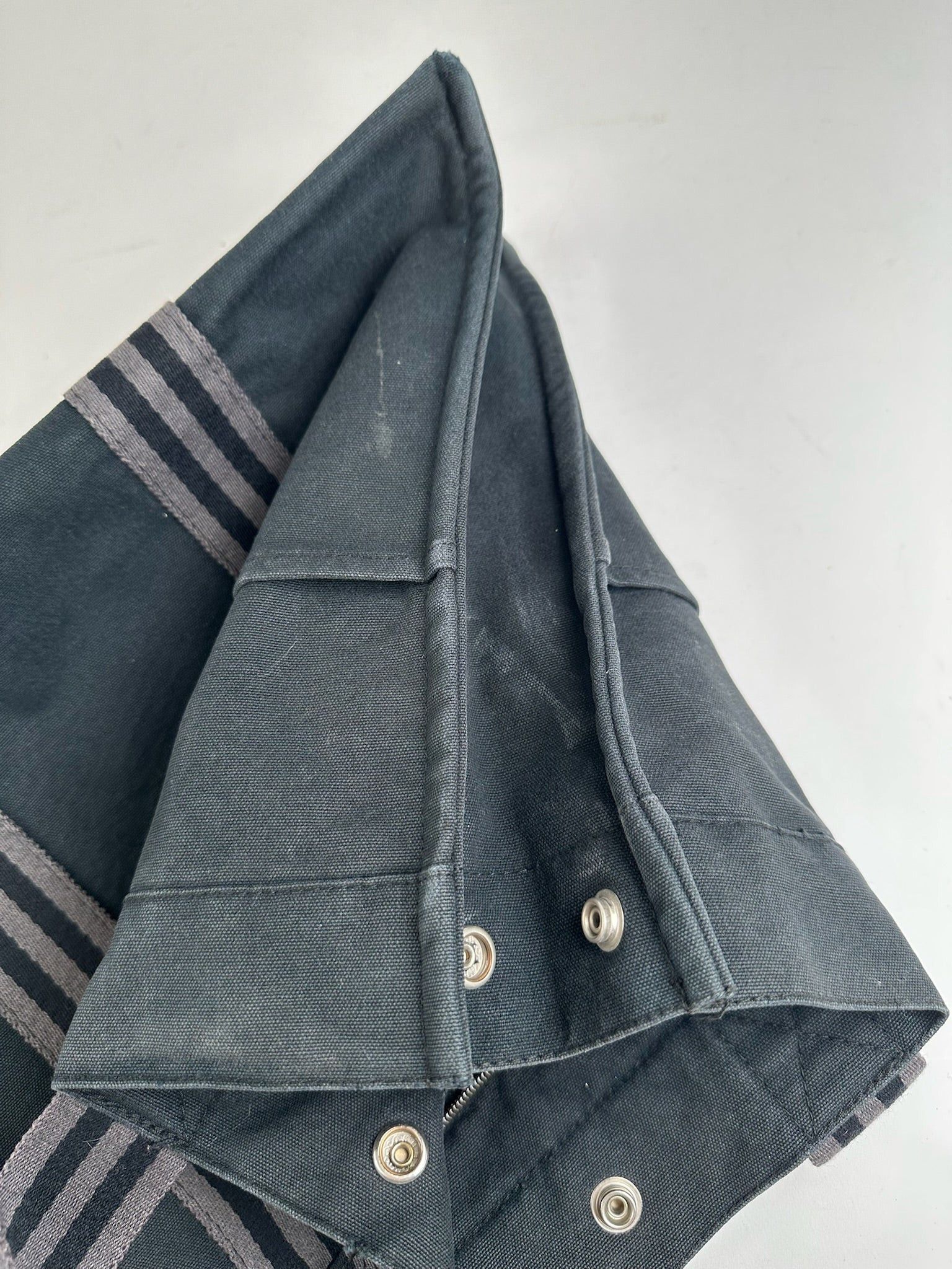 Other Vintage Hermes Canvas Shopper bag black Size ONE SIZE - 2 Thumbnail