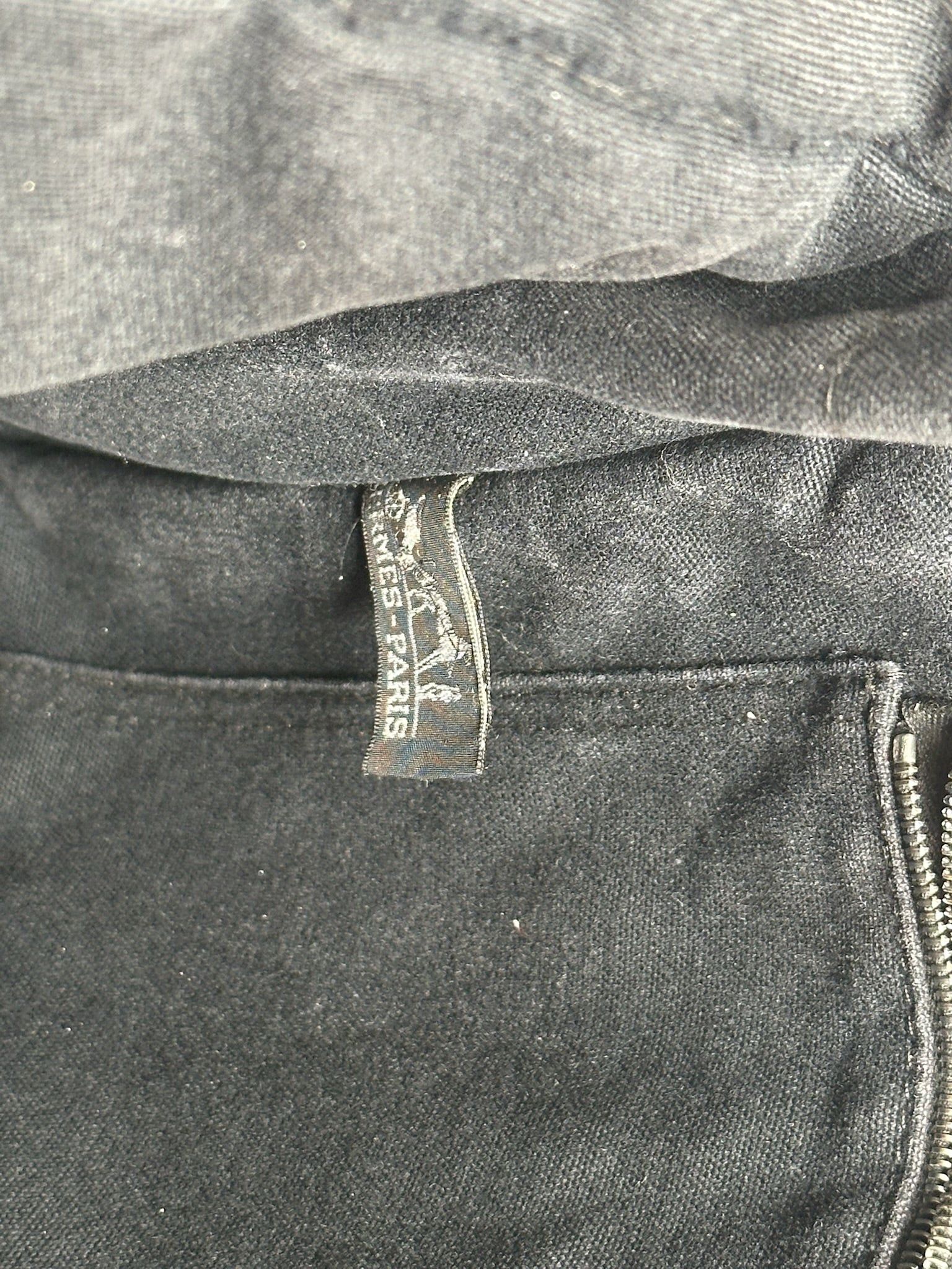 Other Vintage Hermes Canvas Shopper bag black Size ONE SIZE - 3 Thumbnail