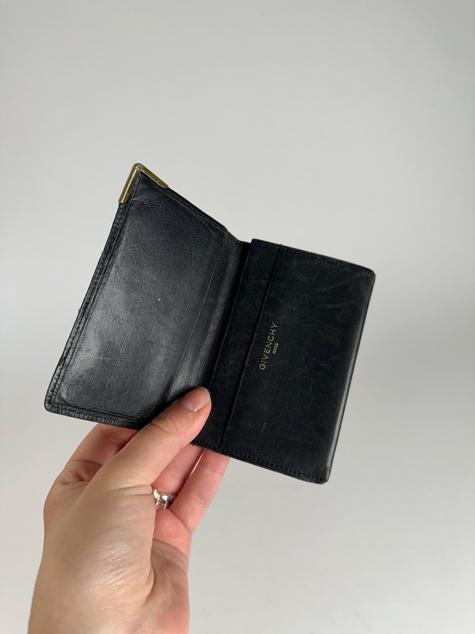 Givenchy Vintage Leather Card Holder black Size ONE SIZE - 4 Thumbnail