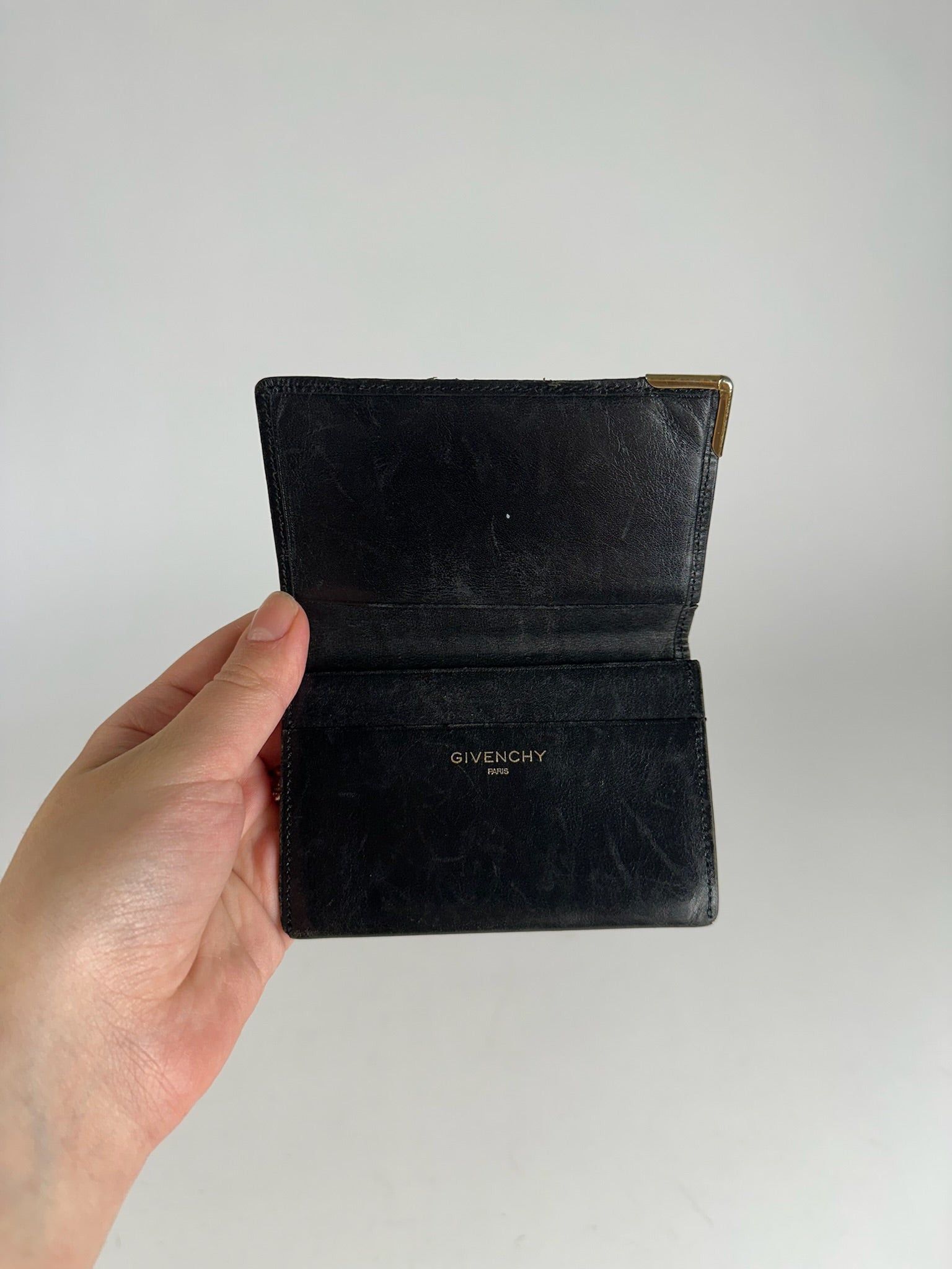 Givenchy Vintage Leather Card Holder black Size ONE SIZE - 5 Thumbnail