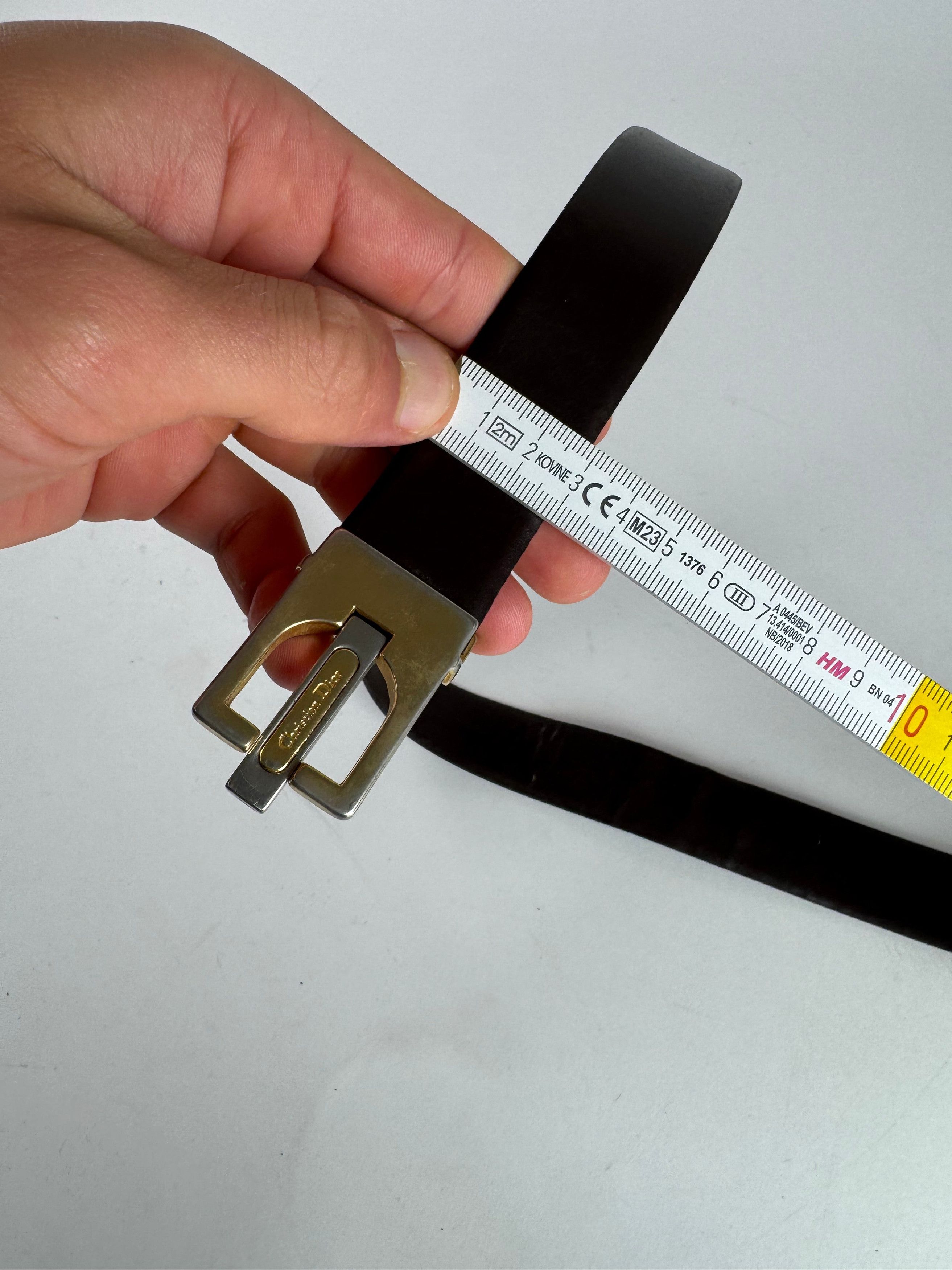 Dior Vintage leather belt Size ONE SIZE - 2 Thumbnail