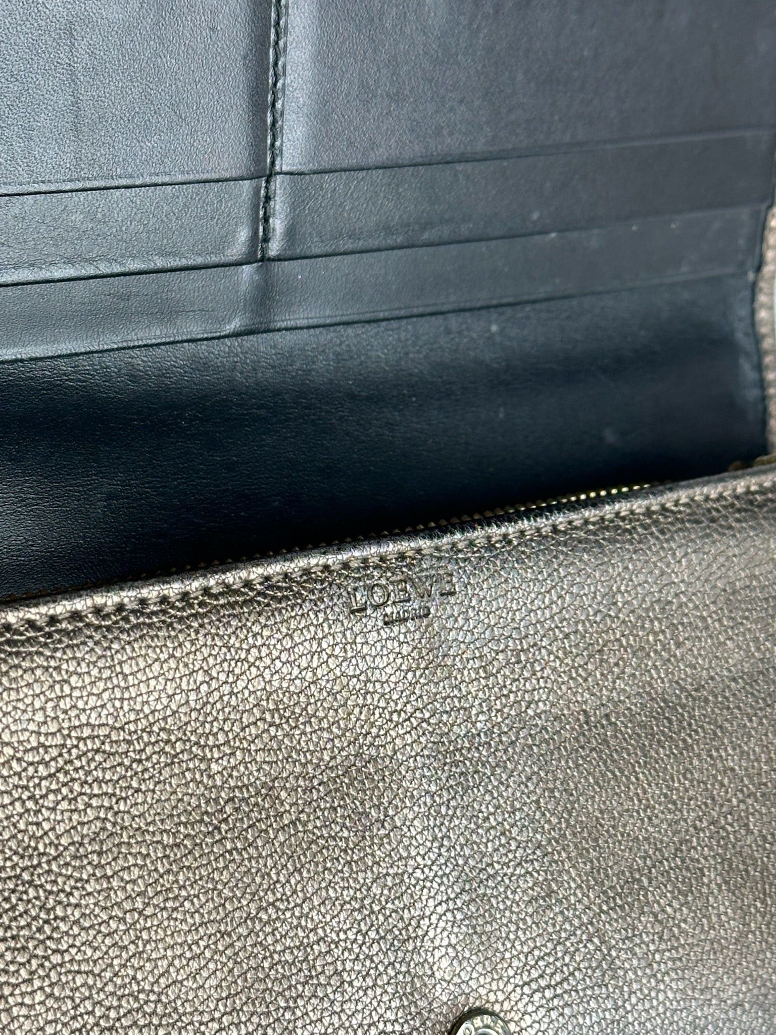 Loewe Vintage Madrid Leather Wallet Bronze Size ONE SIZE - 6 Thumbnail
