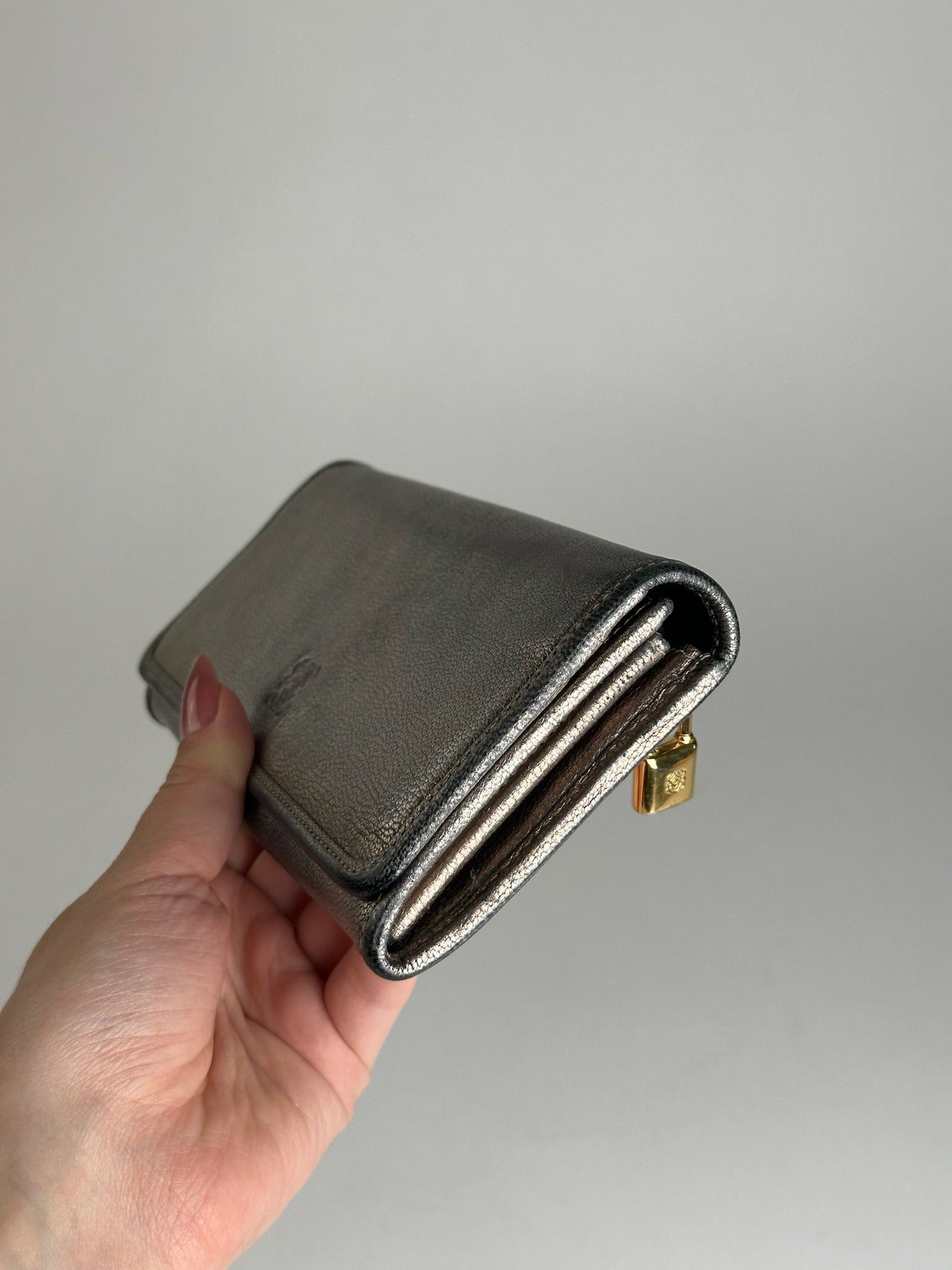 Loewe Vintage Madrid Leather Wallet Bronze Size ONE SIZE - 9 Thumbnail