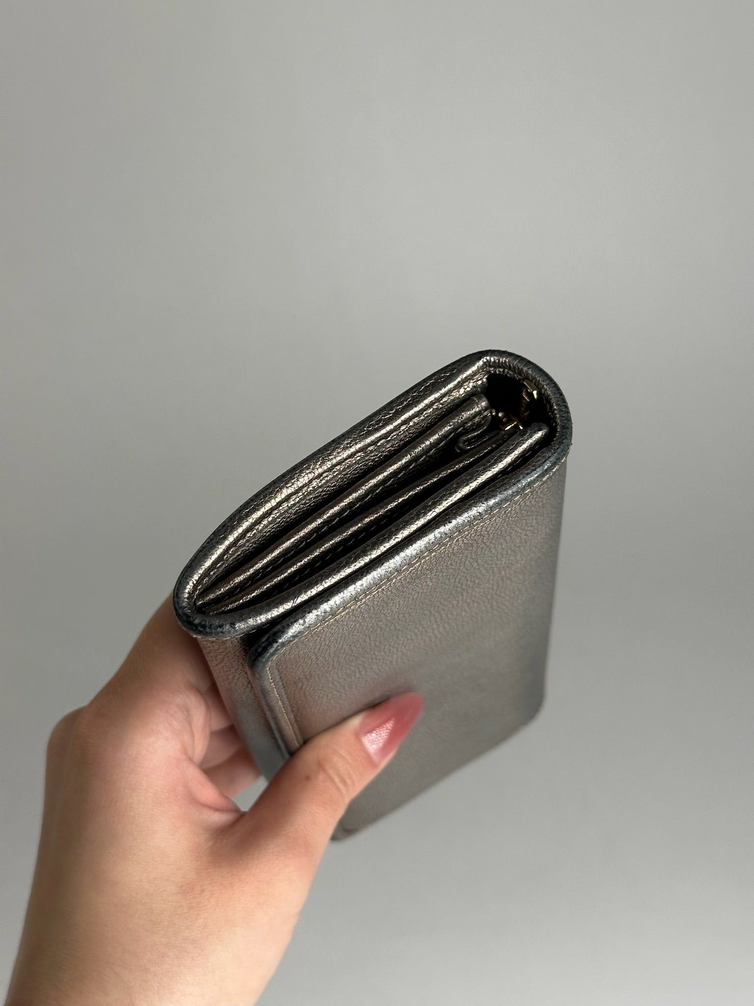 Loewe Vintage Madrid Leather Wallet Bronze Size ONE SIZE - 13 Thumbnail