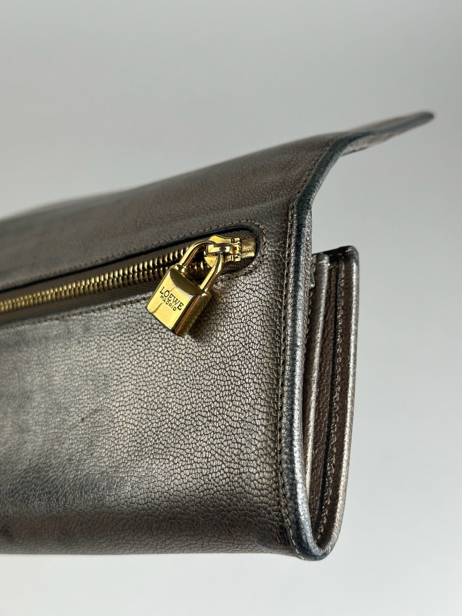 Loewe Vintage Madrid Leather Wallet Bronze Size ONE SIZE - 4 Thumbnail