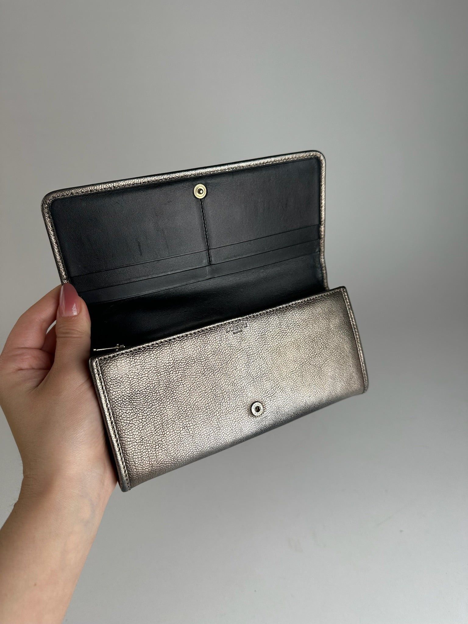 Loewe Vintage Madrid Leather Wallet Bronze Size ONE SIZE - 12 Thumbnail