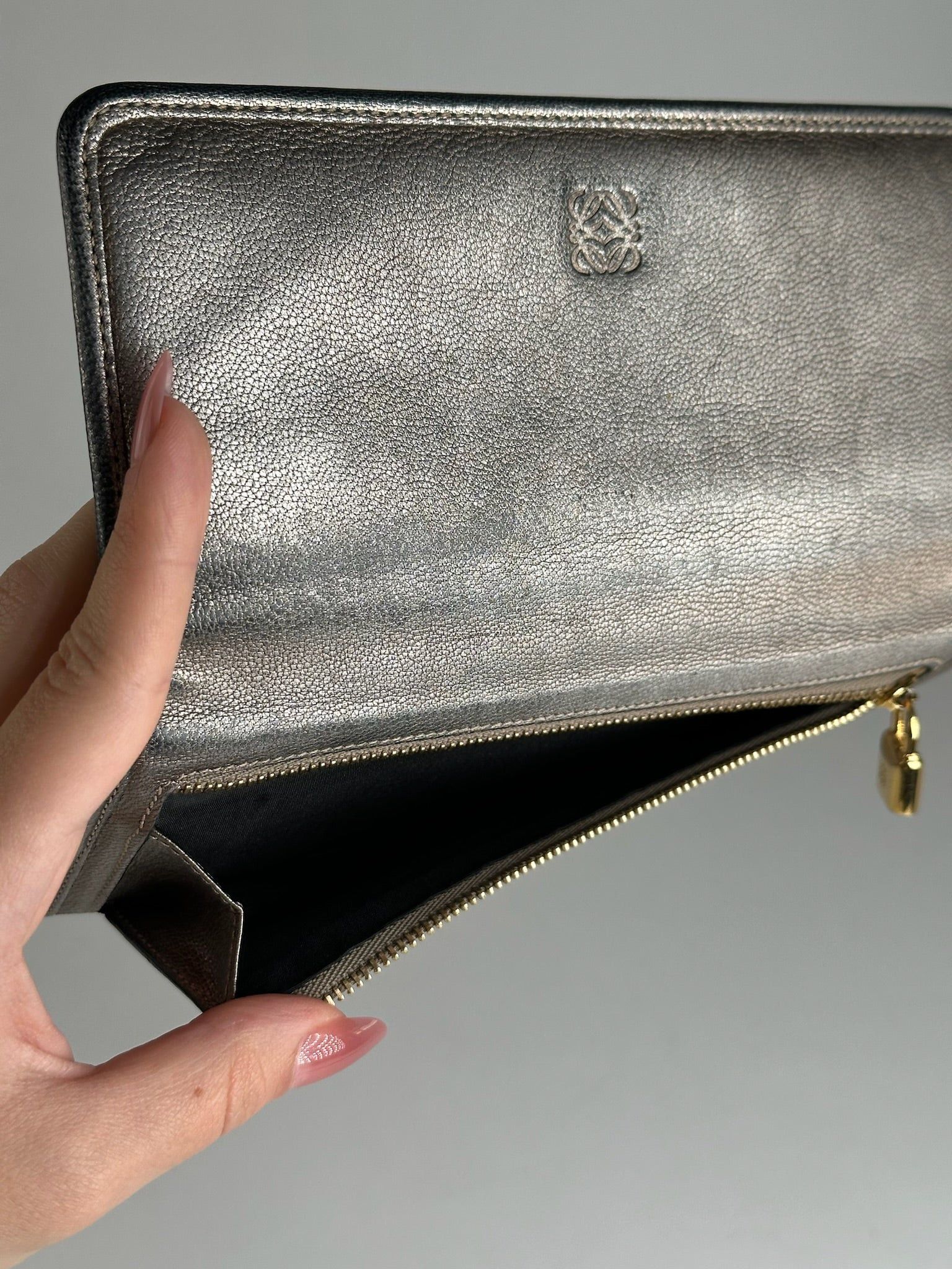 Loewe Vintage Madrid Leather Wallet Bronze Size ONE SIZE - 5 Thumbnail