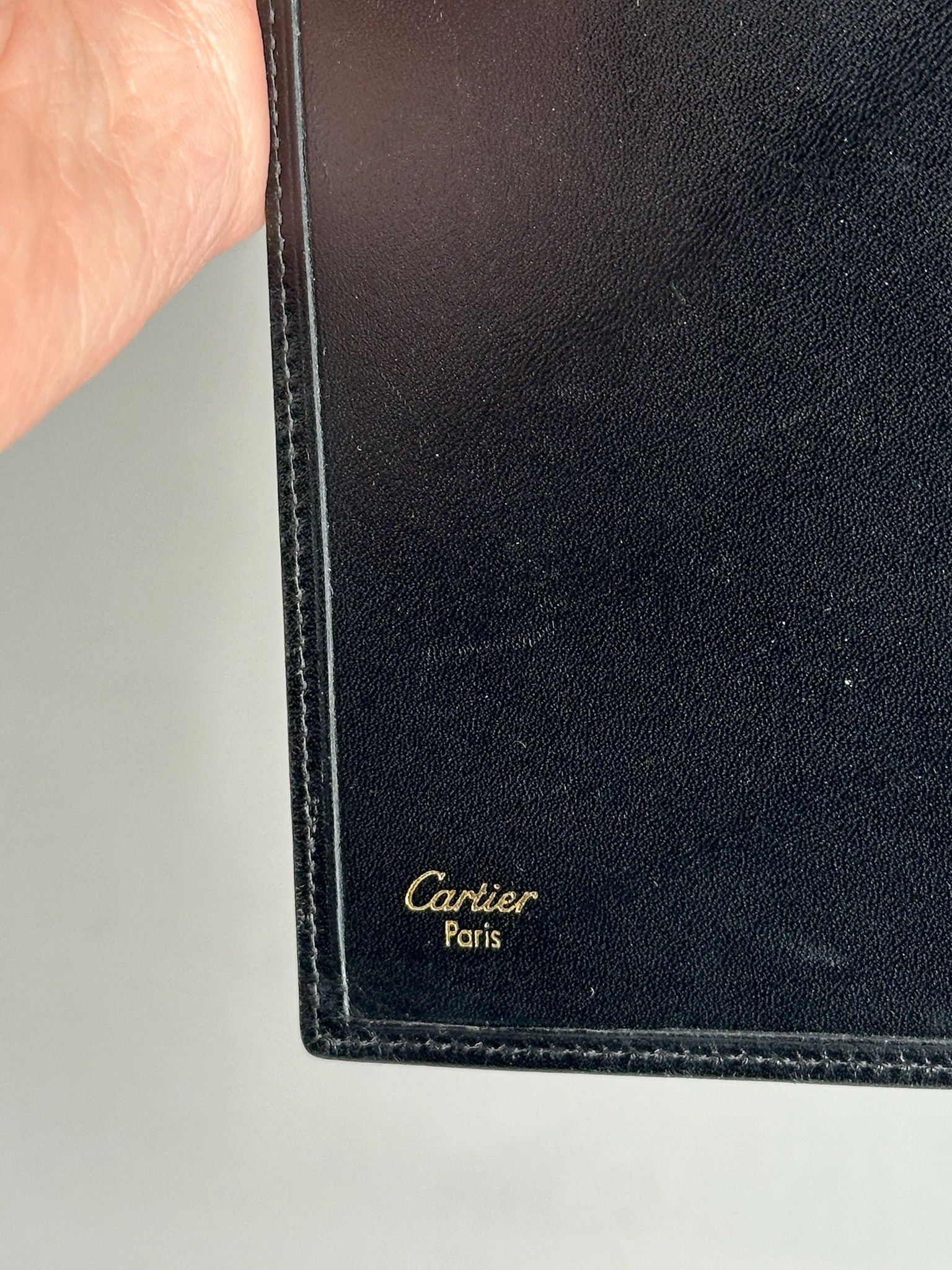 Cartier Vintage Patent Leather ID holder black Size ONE SIZE - 3 Thumbnail