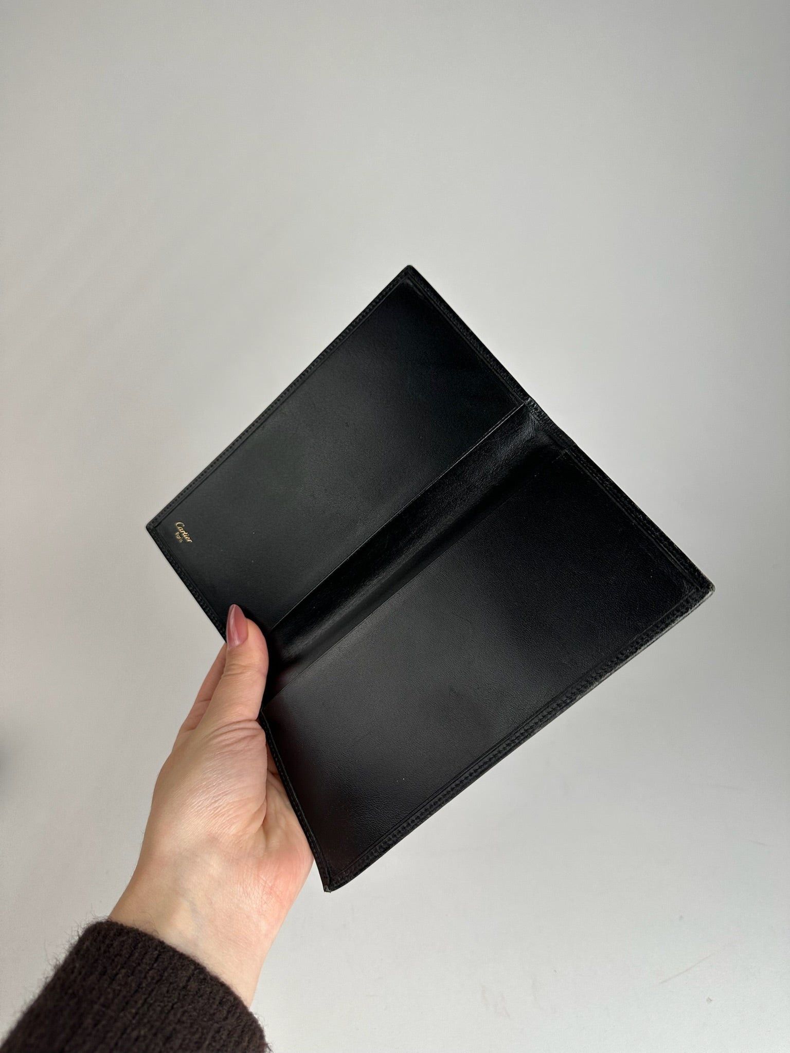 Cartier Vintage Patent Leather ID holder black Size ONE SIZE - 4 Thumbnail
