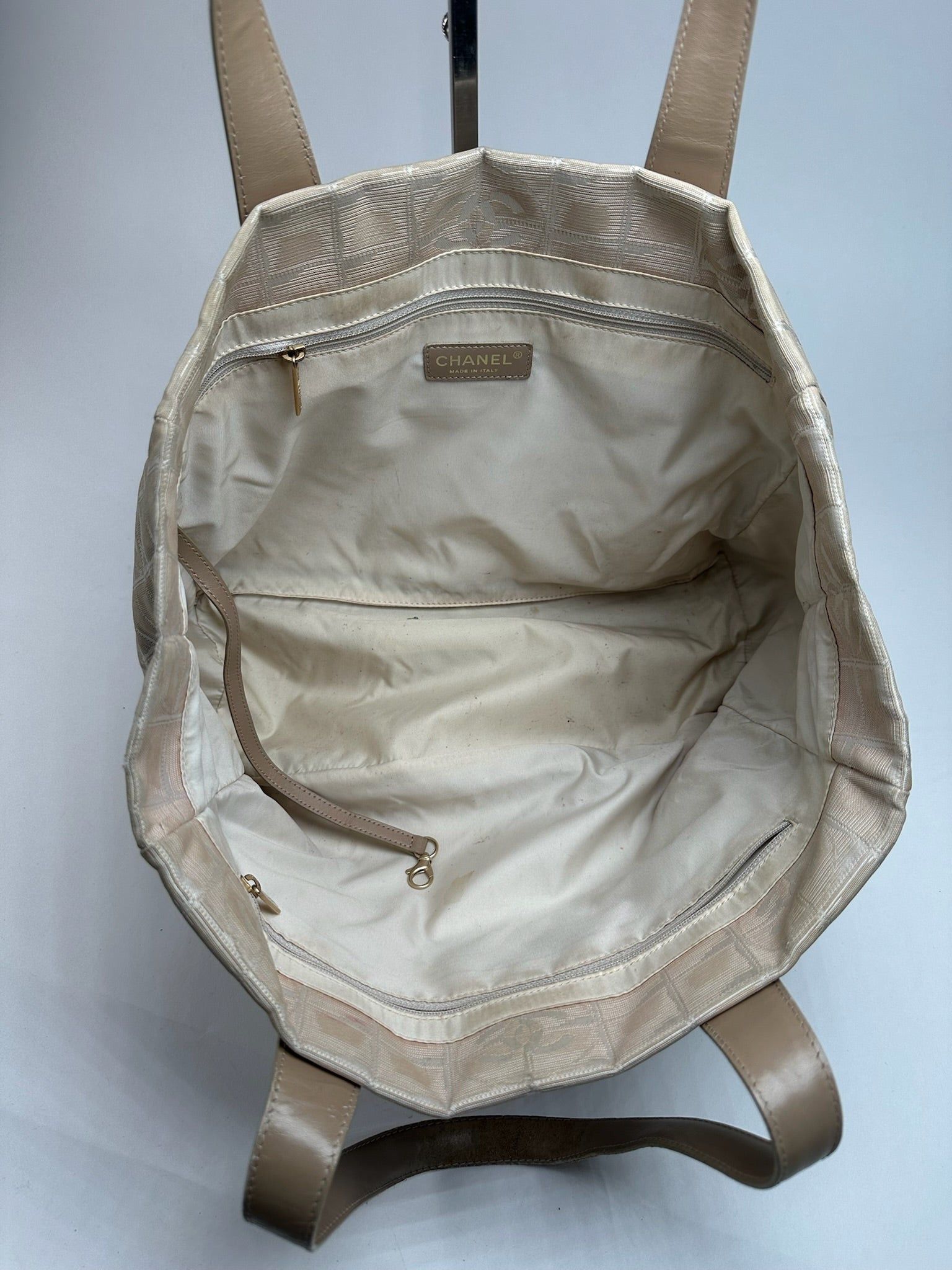 Chanel Vintage Monogram Shopper beige Size ONE SIZE - 11 Thumbnail