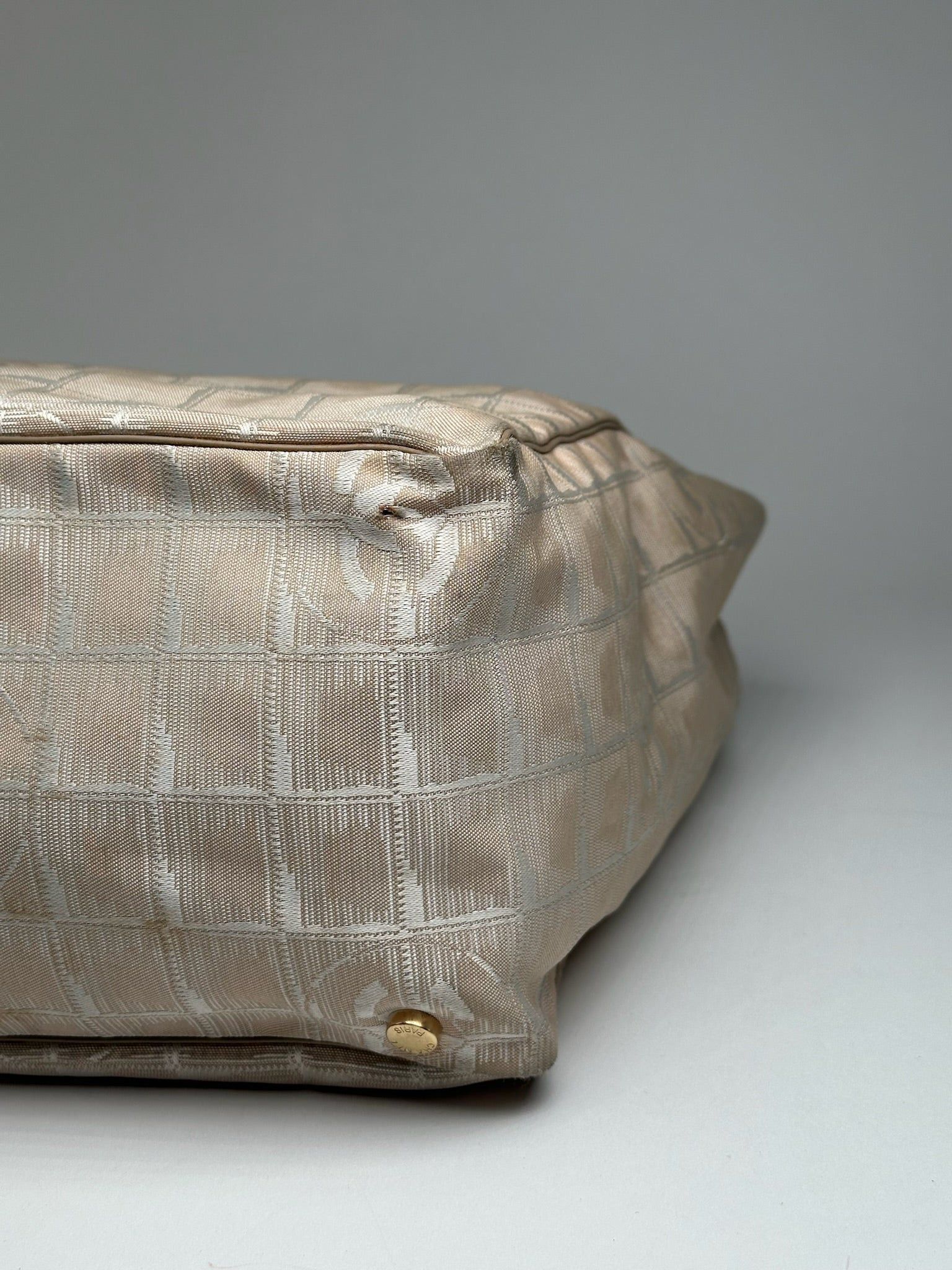 Chanel Vintage Monogram Shopper beige Size ONE SIZE - 8 Thumbnail