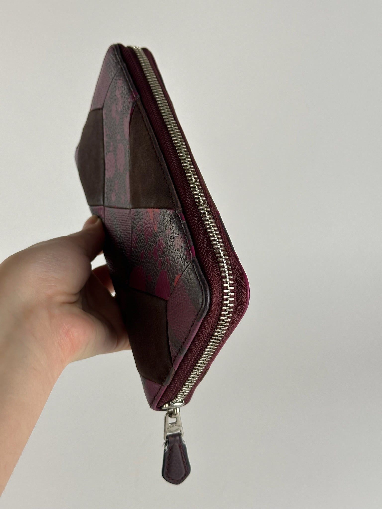 Coach Vintage Leather wallet purple brown Size ONE SIZE - 3 Thumbnail