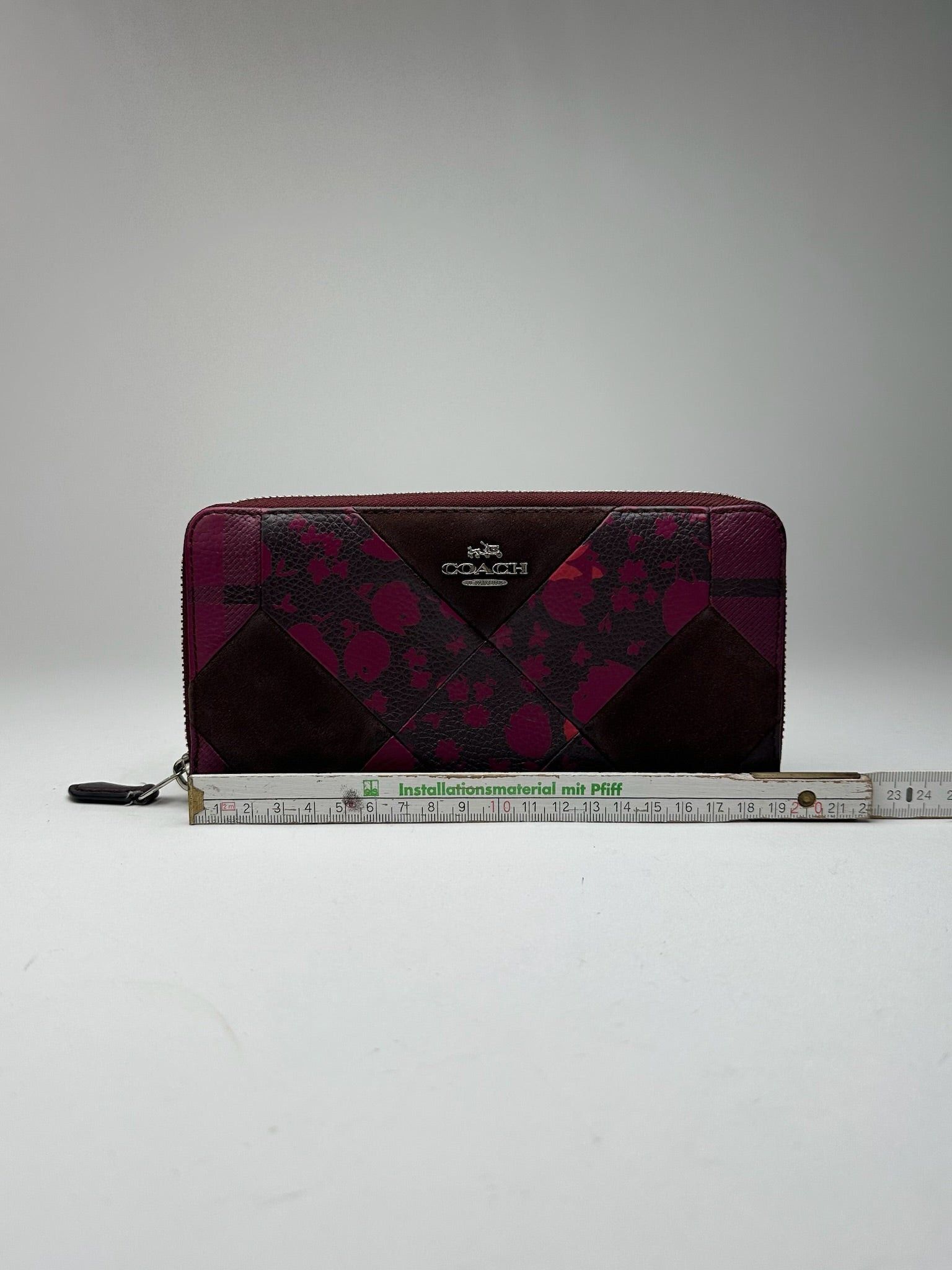 Coach Vintage Leather wallet purple brown Size ONE SIZE - 7 Thumbnail