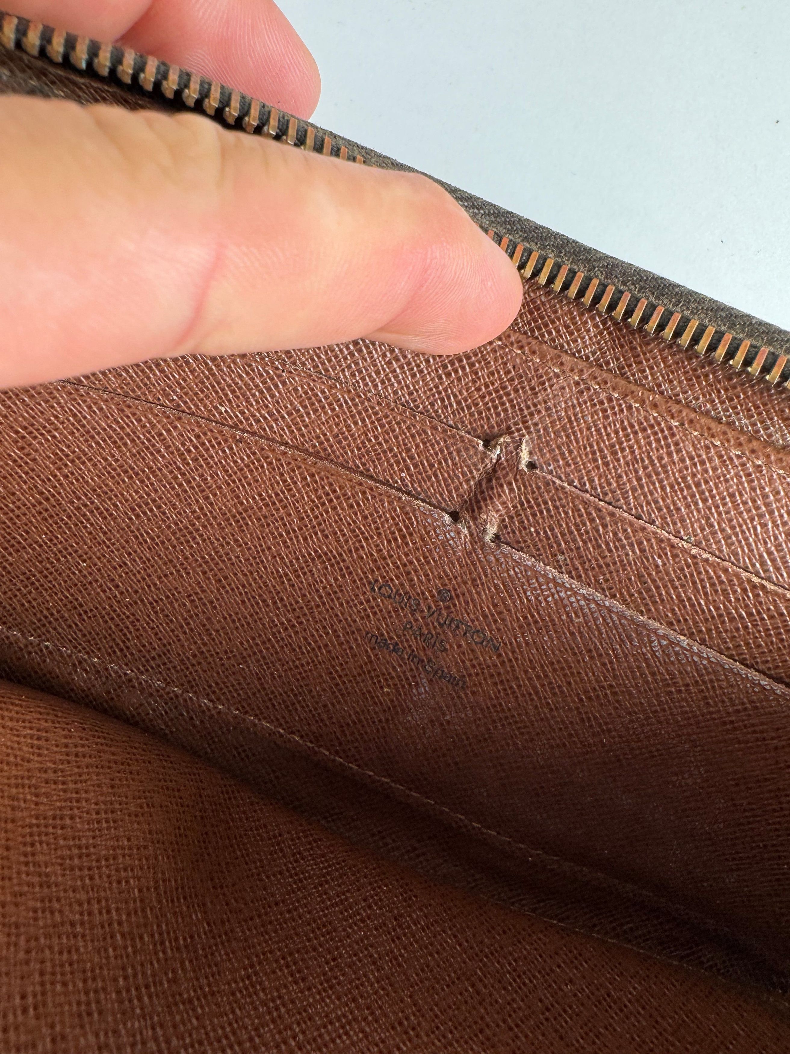 Louis Vuitton Vintage Monogram Zippy leather wallet brown Size ONE SIZE - 4 Thumbnail