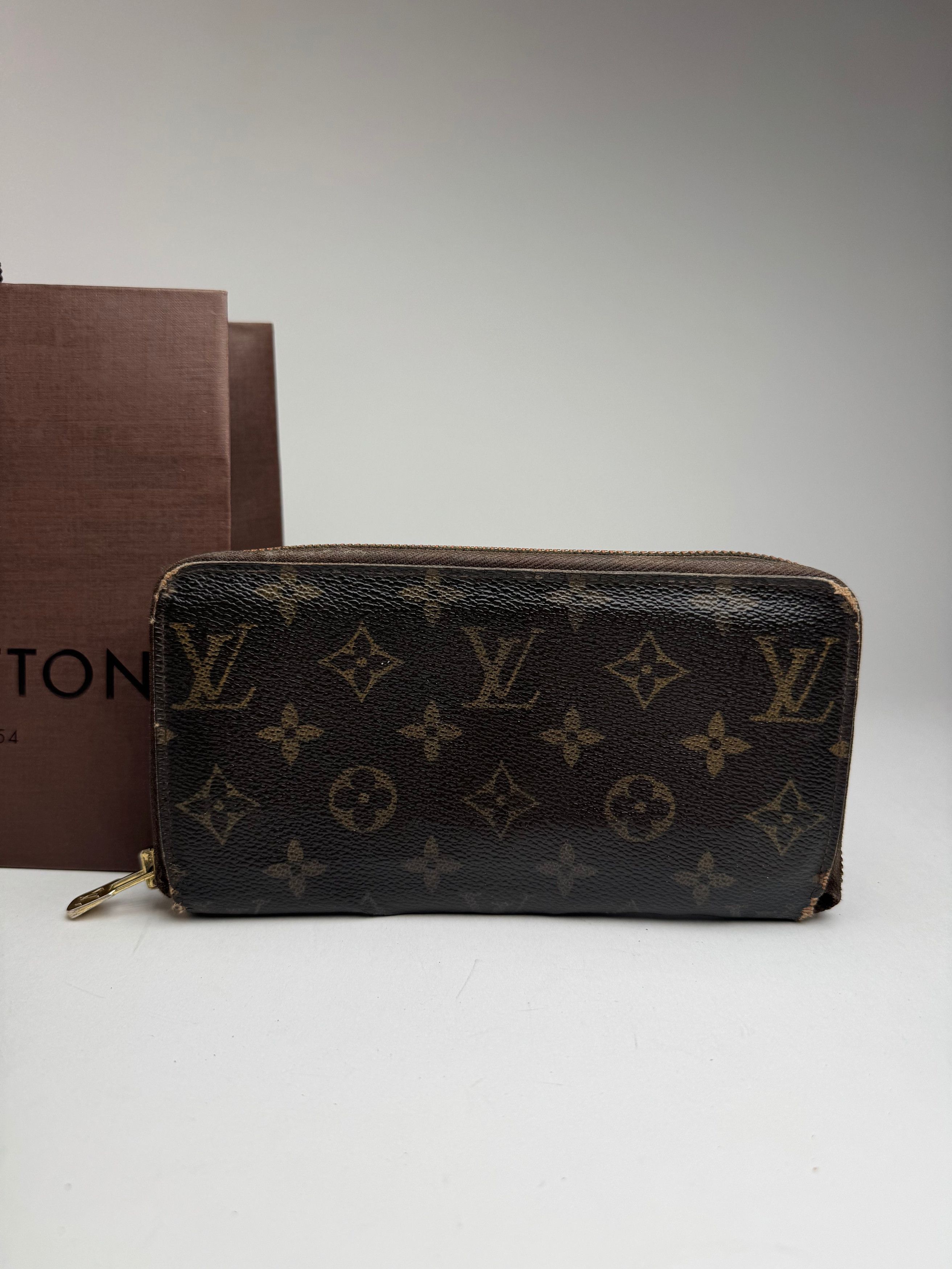 Louis Vuitton Vintage Monogram Zippy leather wallet brown Size ONE SIZE - 14 Thumbnail