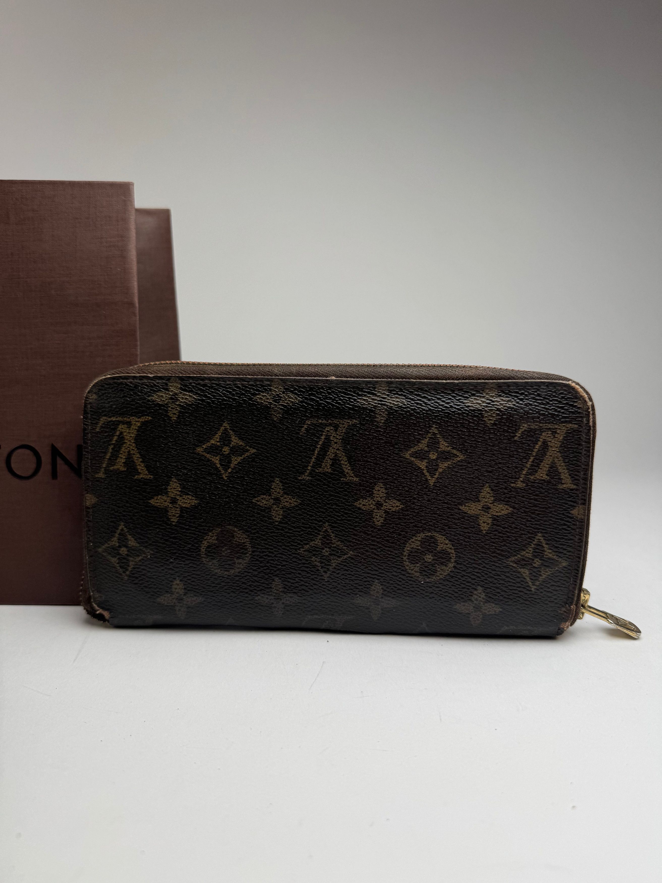 Louis Vuitton Vintage Monogram Zippy leather wallet brown Size ONE SIZE - 9 Thumbnail