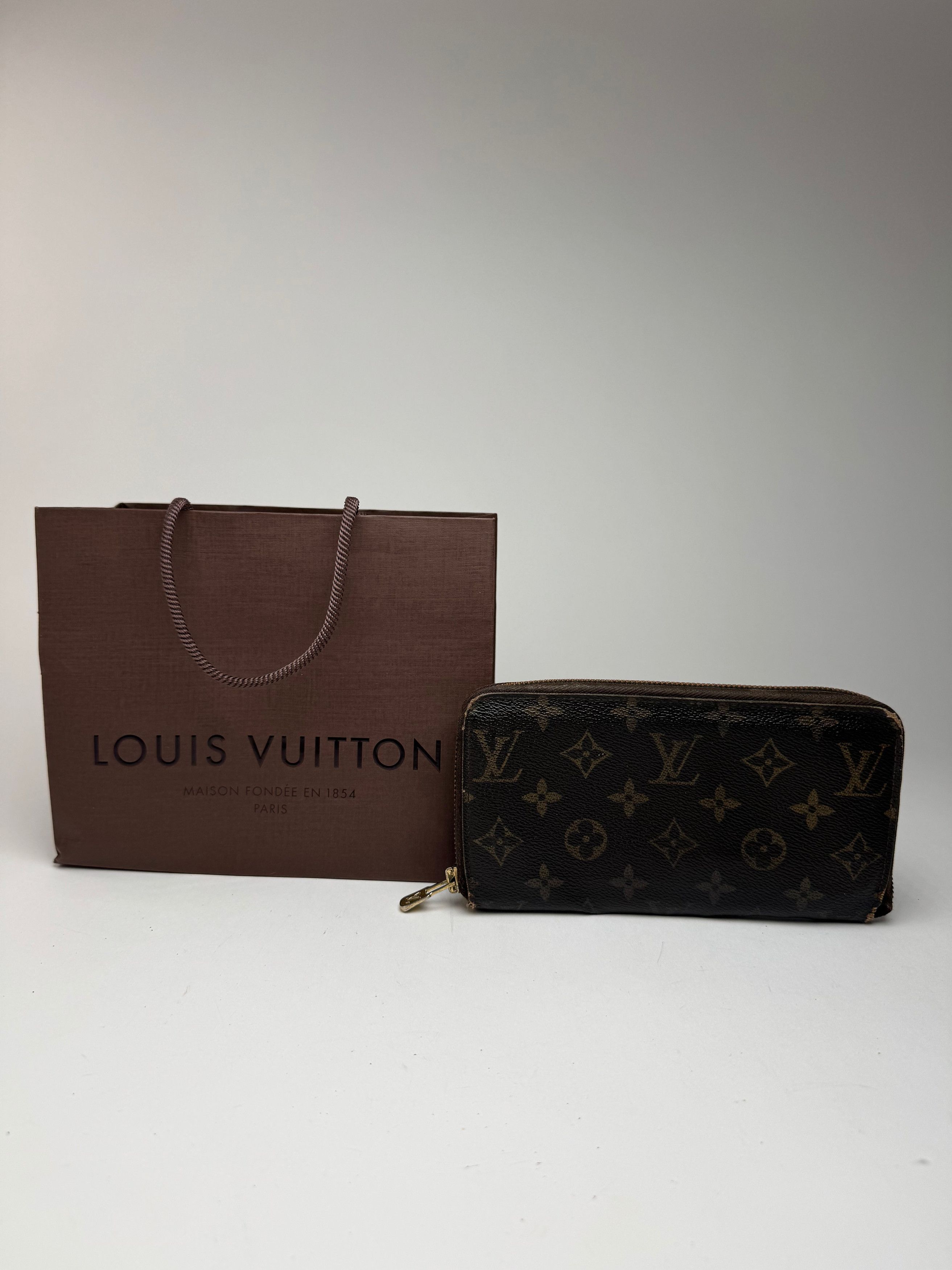 Louis Vuitton Vintage Monogram Zippy leather wallet brown Size ONE SIZE - 2 Thumbnail