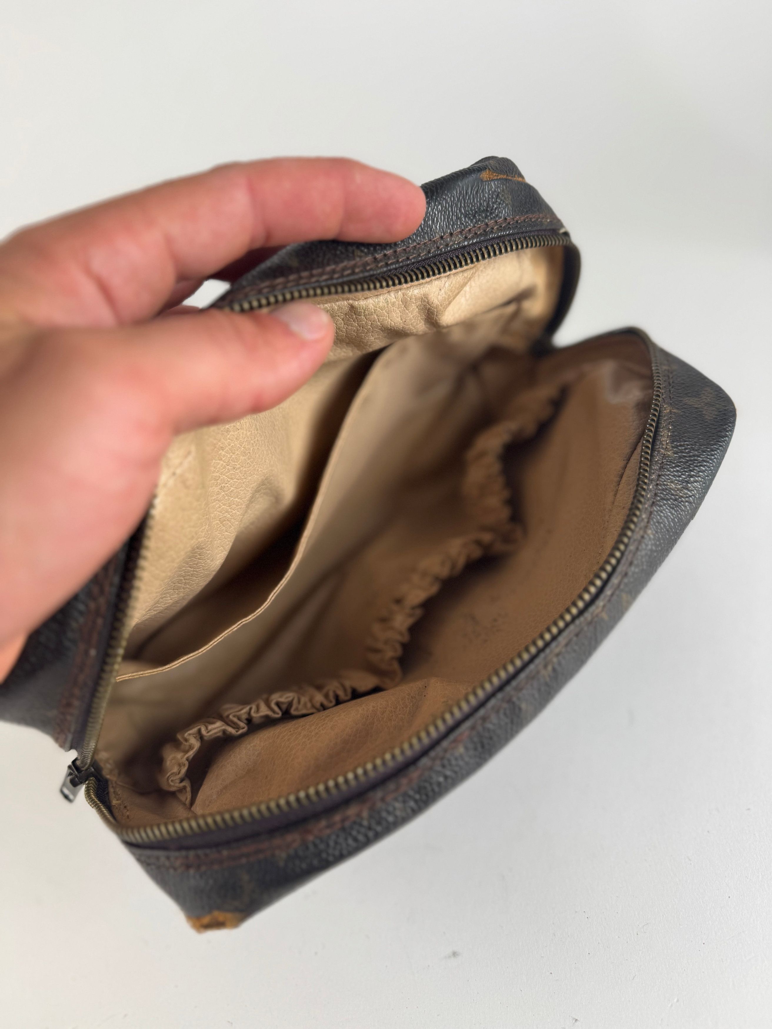 Louis Vuitton Vintage Monogram Leather clutch brown Size ONE SIZE - 3 Thumbnail